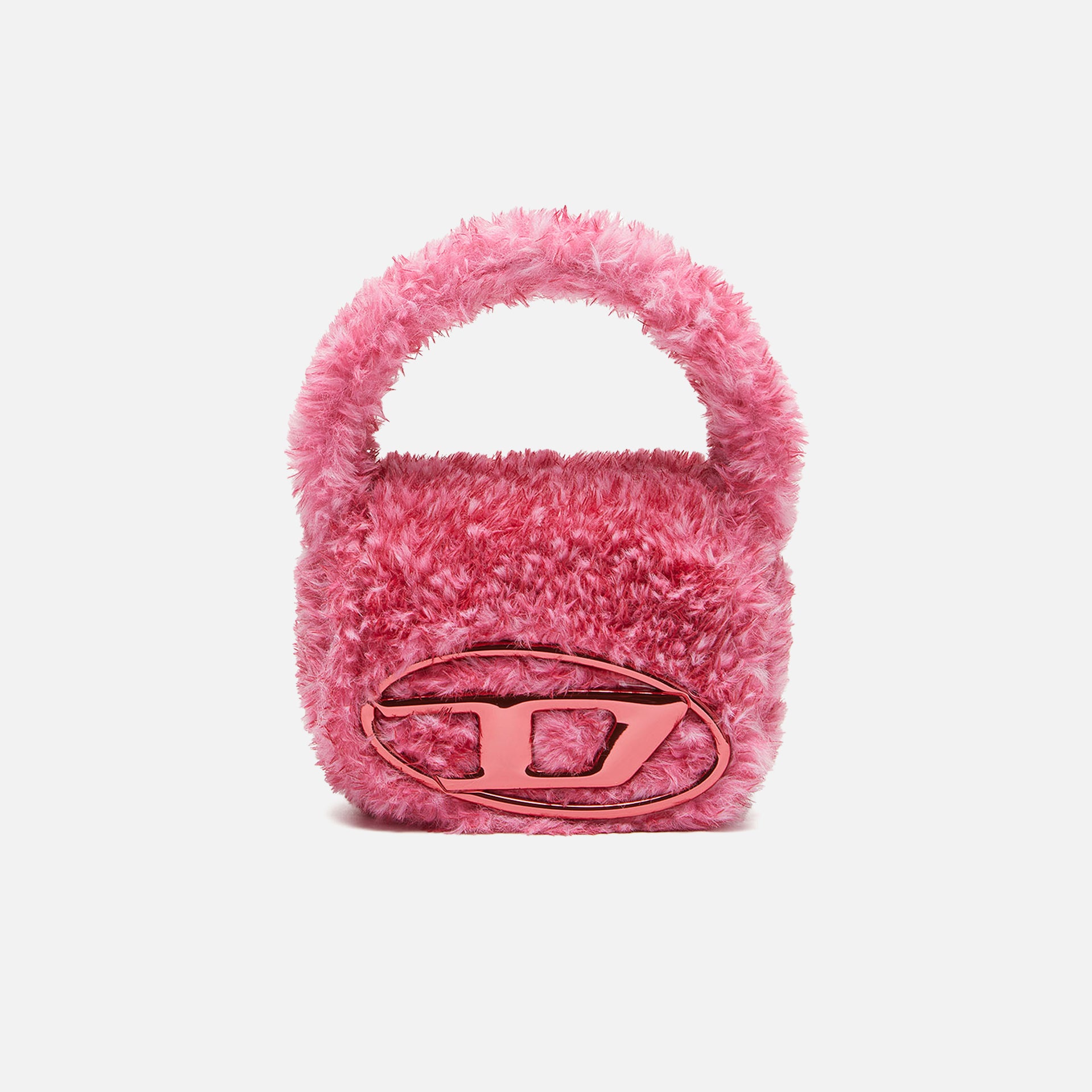 Diesel 1DR XS Faux Fur Bag - Pink