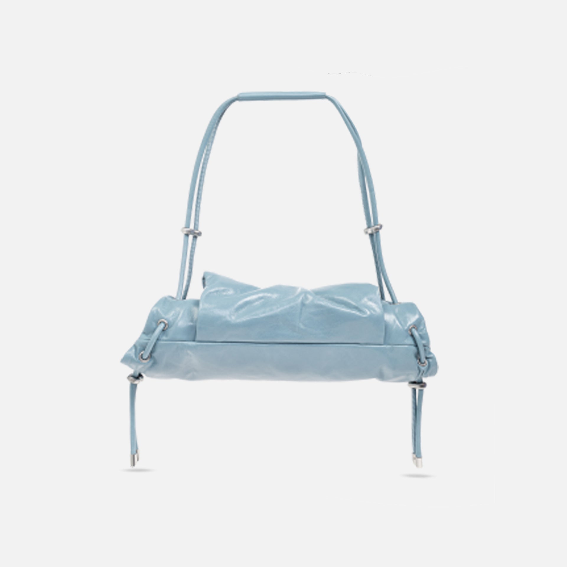 Diesel Scrunch-D Shoulder Bag Small - Blue
