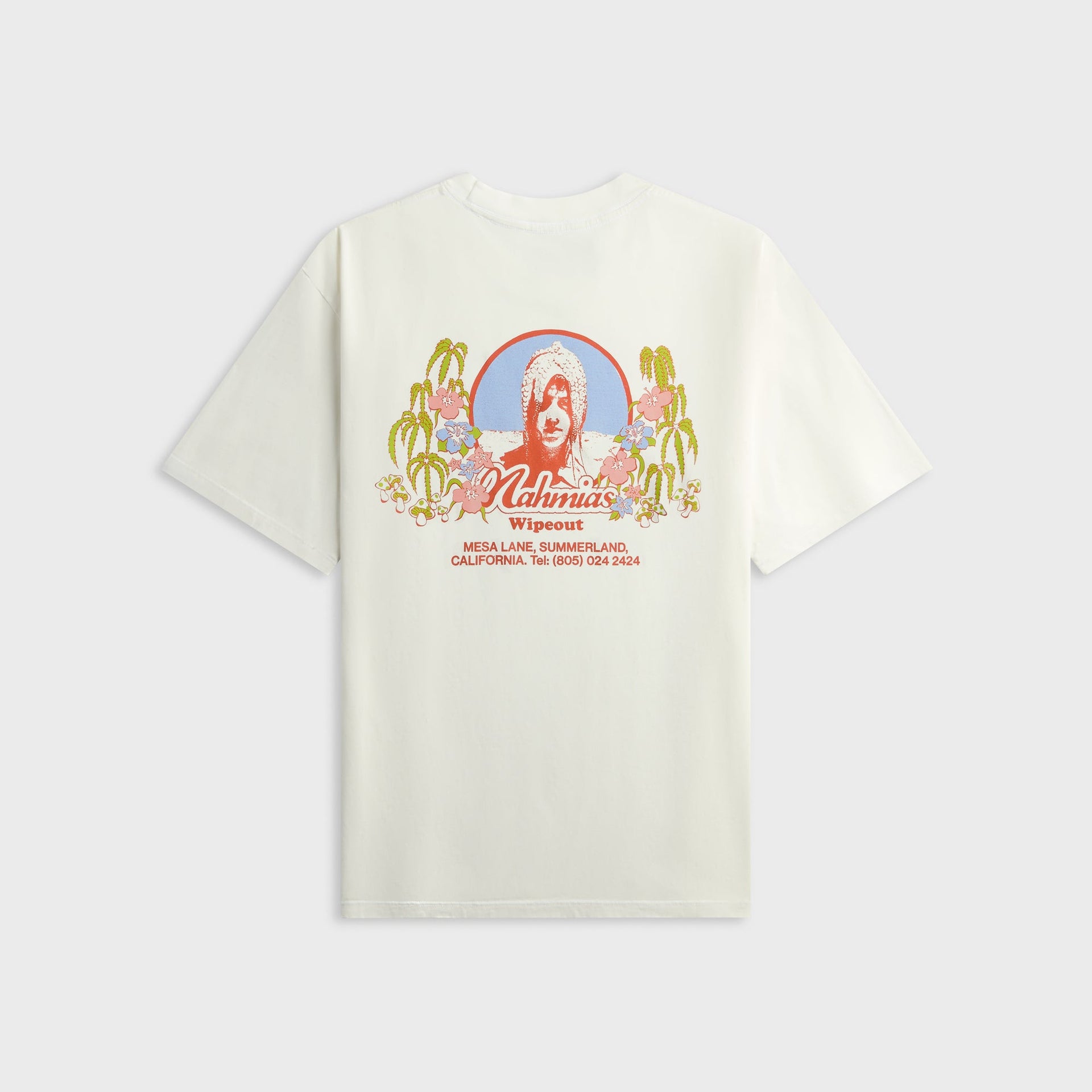 NAHMIAS Wipeout Surf Shop Boxy Tee - White