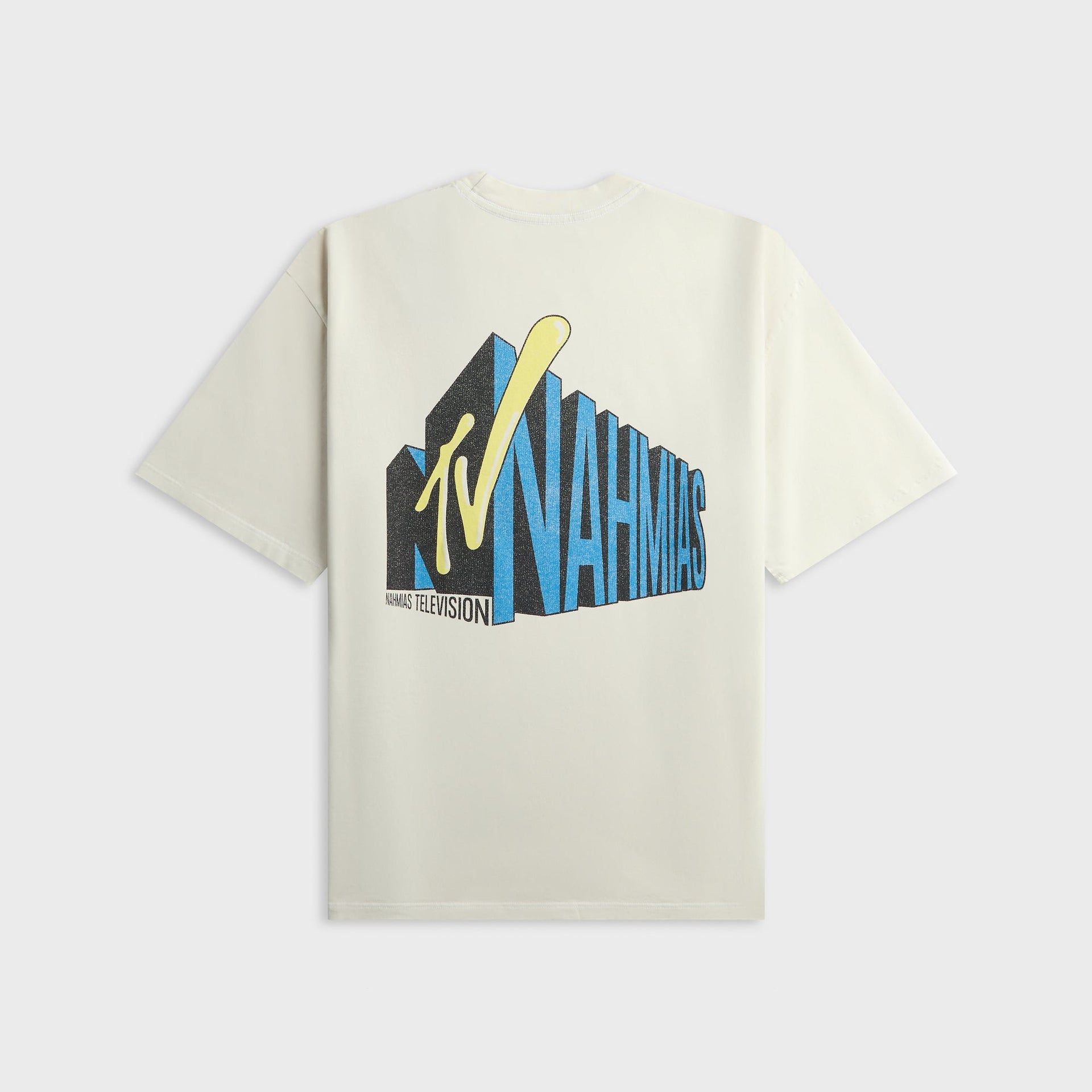 NAHMIAS TV Boxy Tee - Egg White