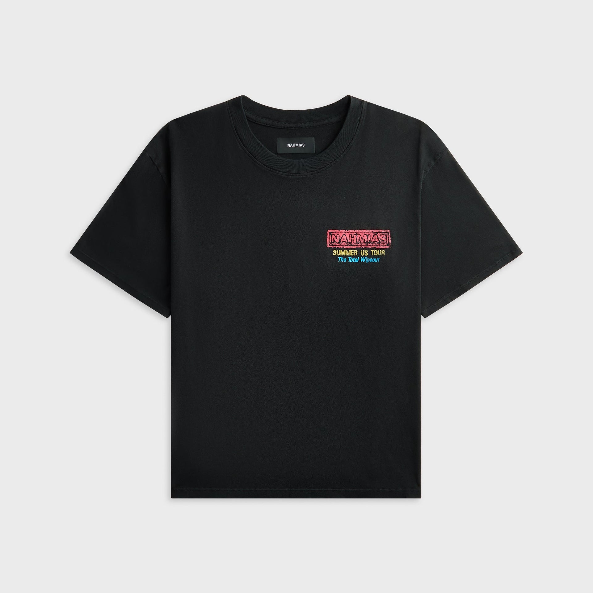 NAHMIAS Summer Tour Boxy Tee - Aged Black