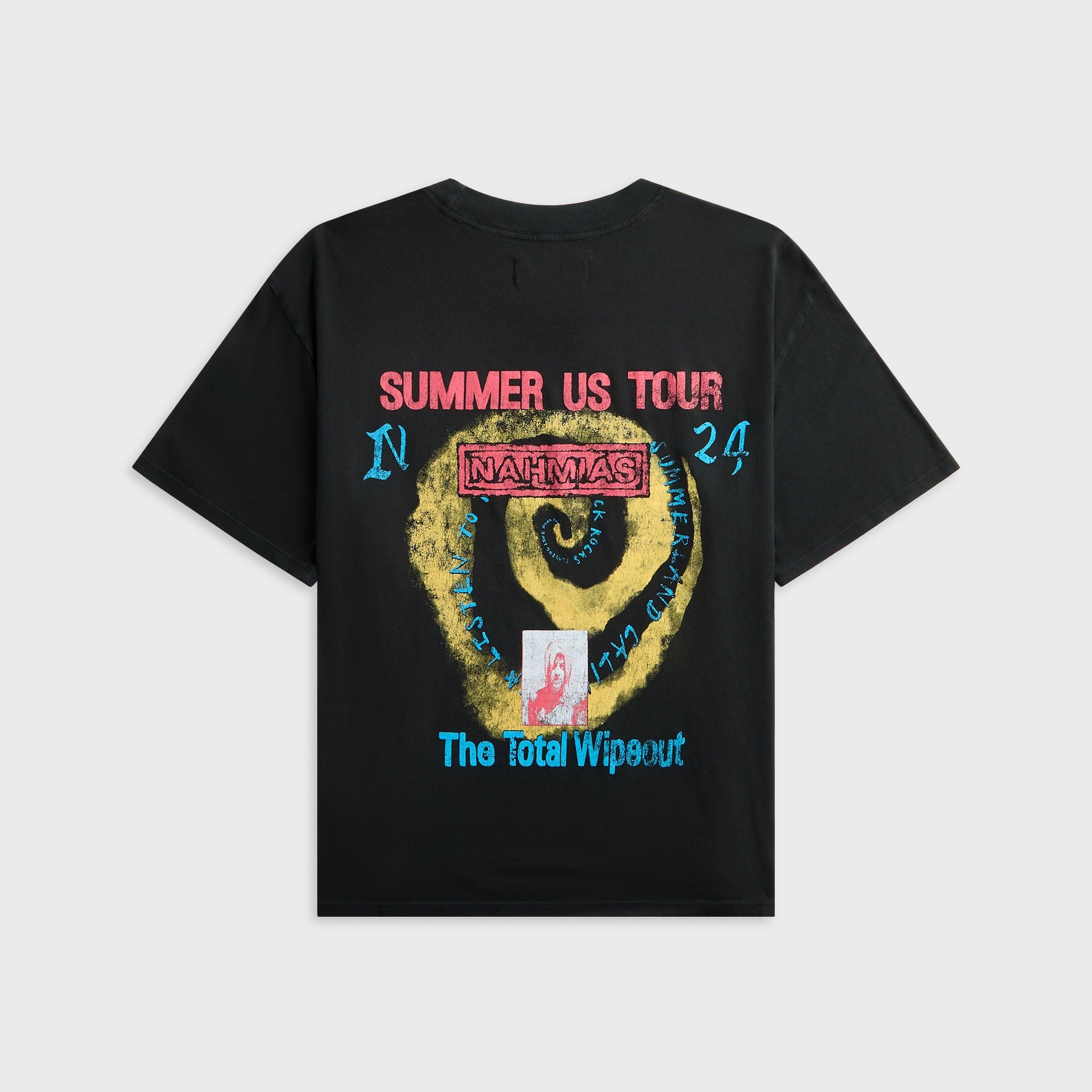 NAHMIAS Summer Tour Boxy Tee - Aged Black
