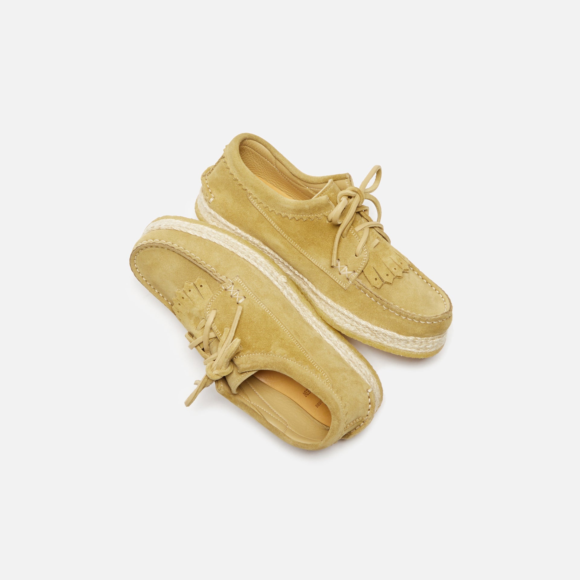 Yuketen FO Khaki Italian Blucher Jute Crepe - Tosca Khaki