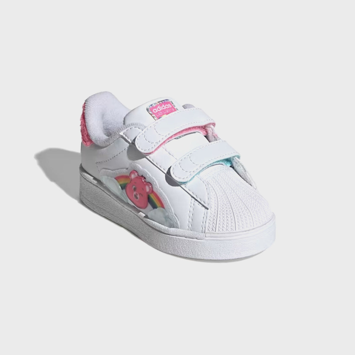 adidas x Care Bears TD Superstar LED Lights Comfort Closure - White / Lucid Pink / Bliss Pink