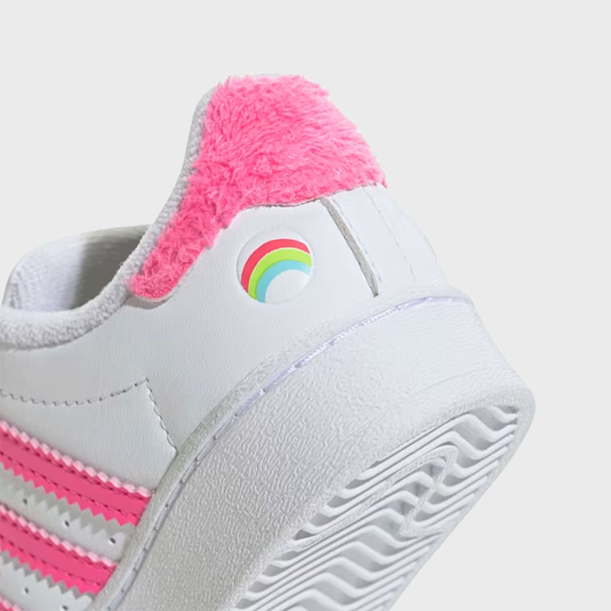 adidas x Care Bears TD Superstar LED Lights Comfort Closure - White / Lucid Pink / Bliss Pink