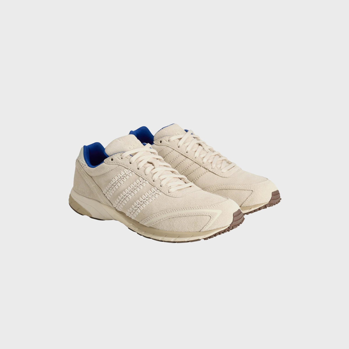 adidas x Wales Bonner Adizero Adios Suede - Wonder White / Dark Brown / Chalk White