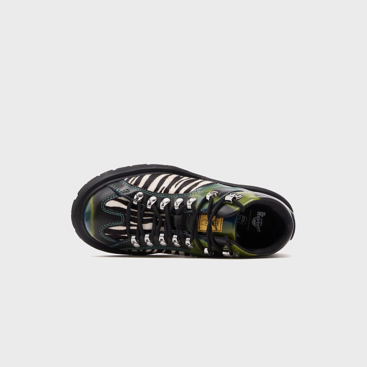 Dr. Martens x Brain Dead Wayborn Boot - Black / Olive / Zebra