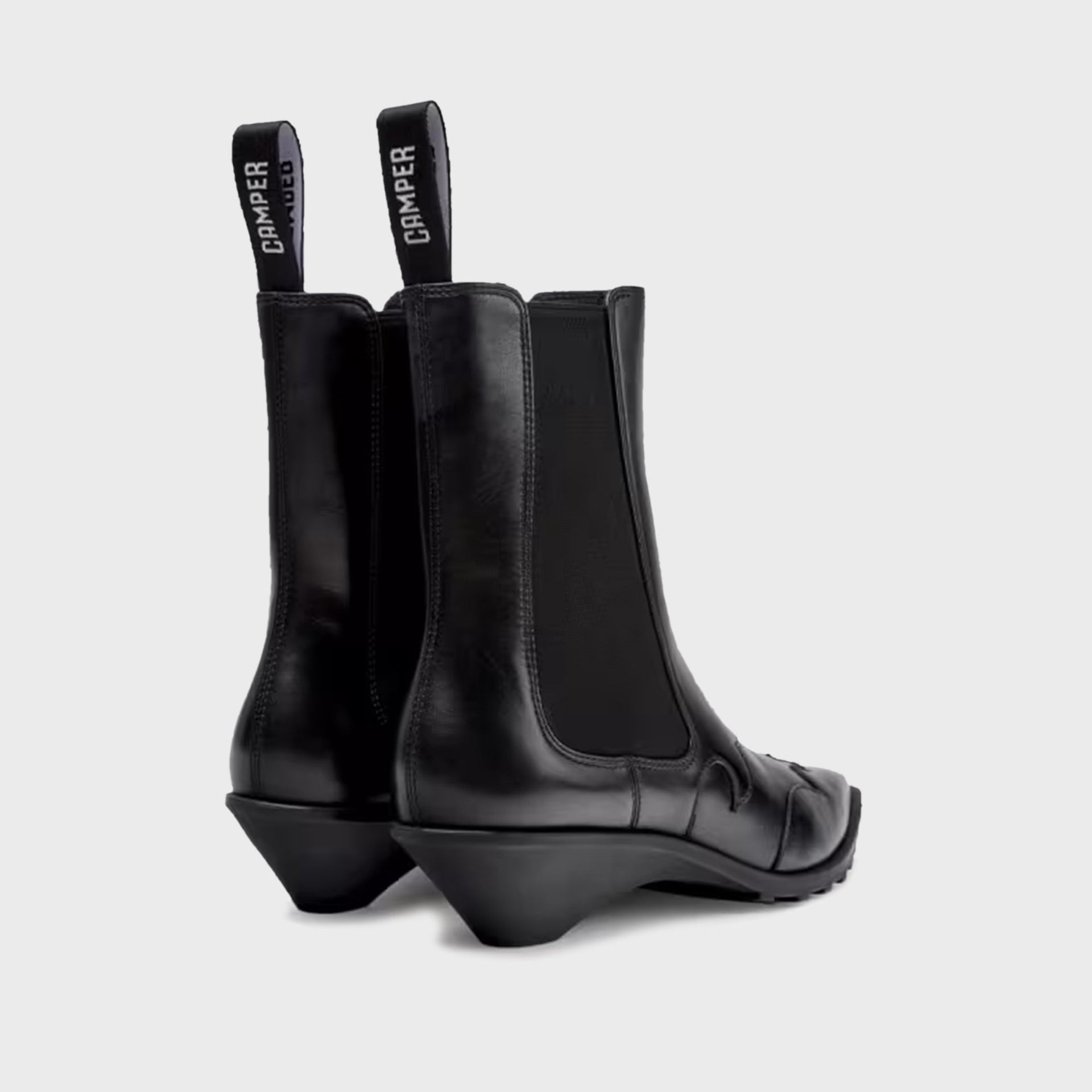 Camper WMNS Anita Leather Ankle Boot - Black
