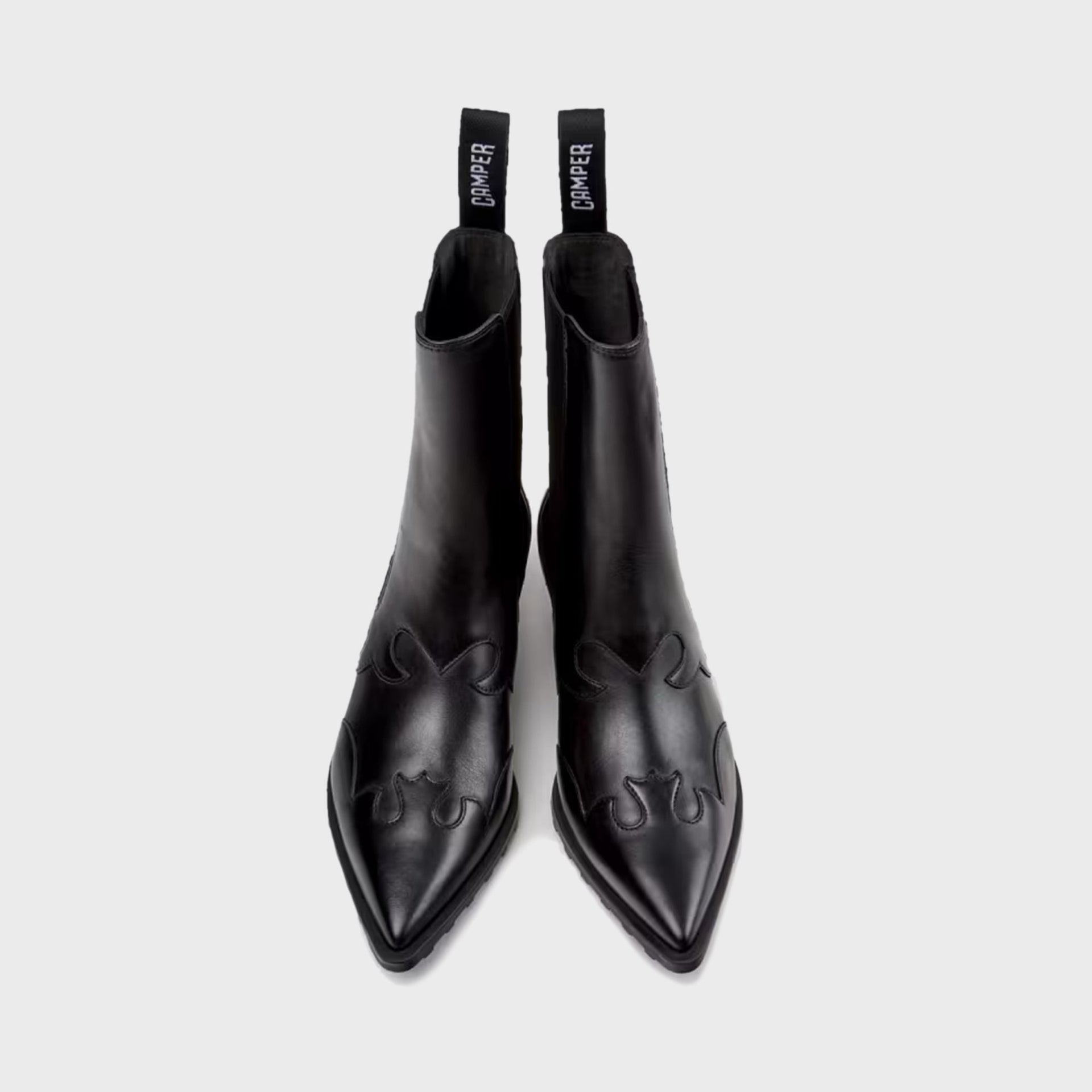 Camper WMNS Anita Leather Ankle Boot - Black