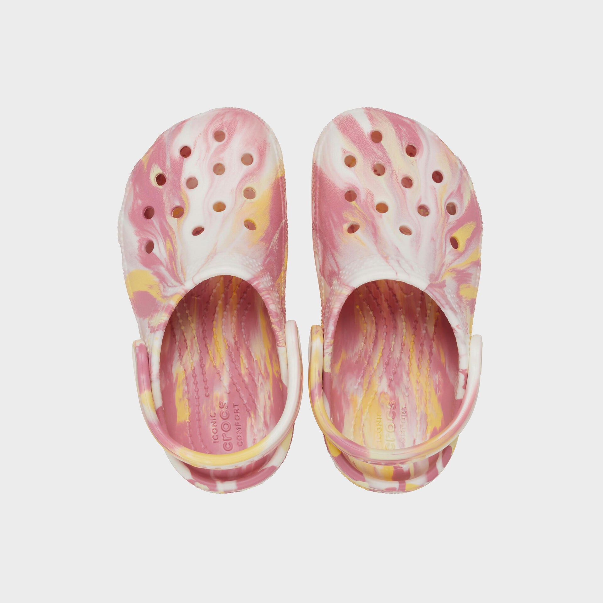 Crocs TD Classic Glow Marbled Clog - Daylily / Multi