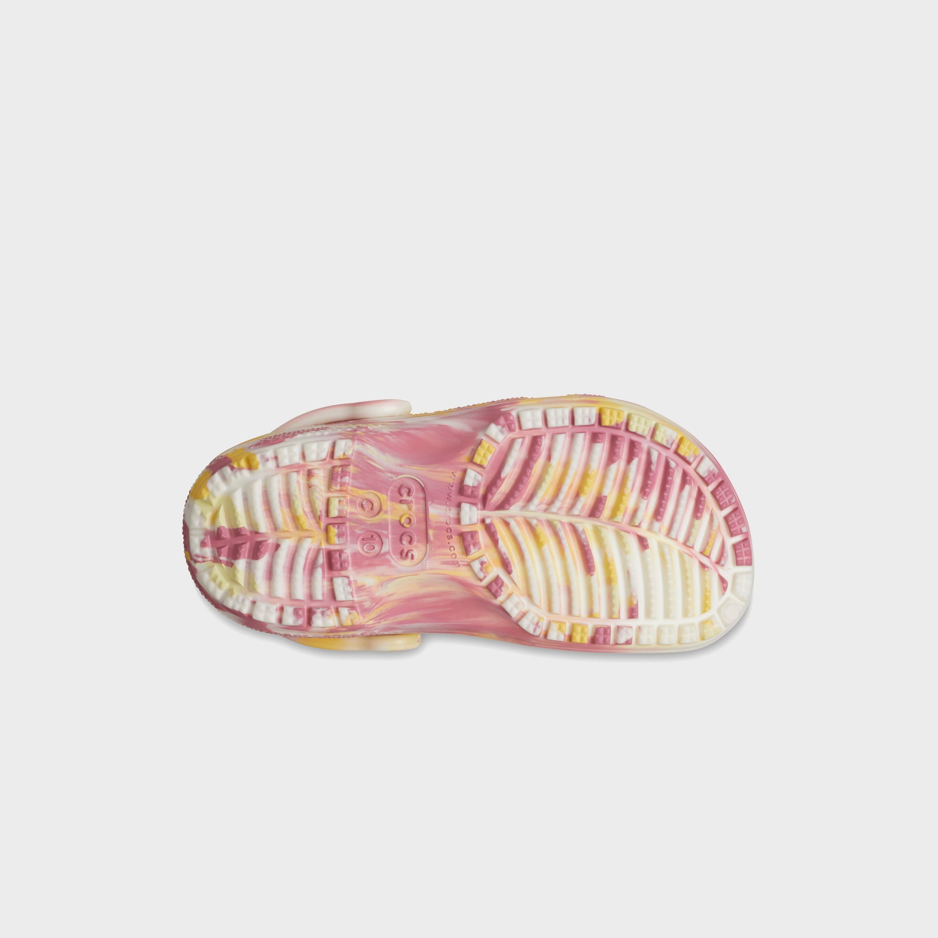 Crocs TD Classic Glow Marbled Clog - Daylily / Multi