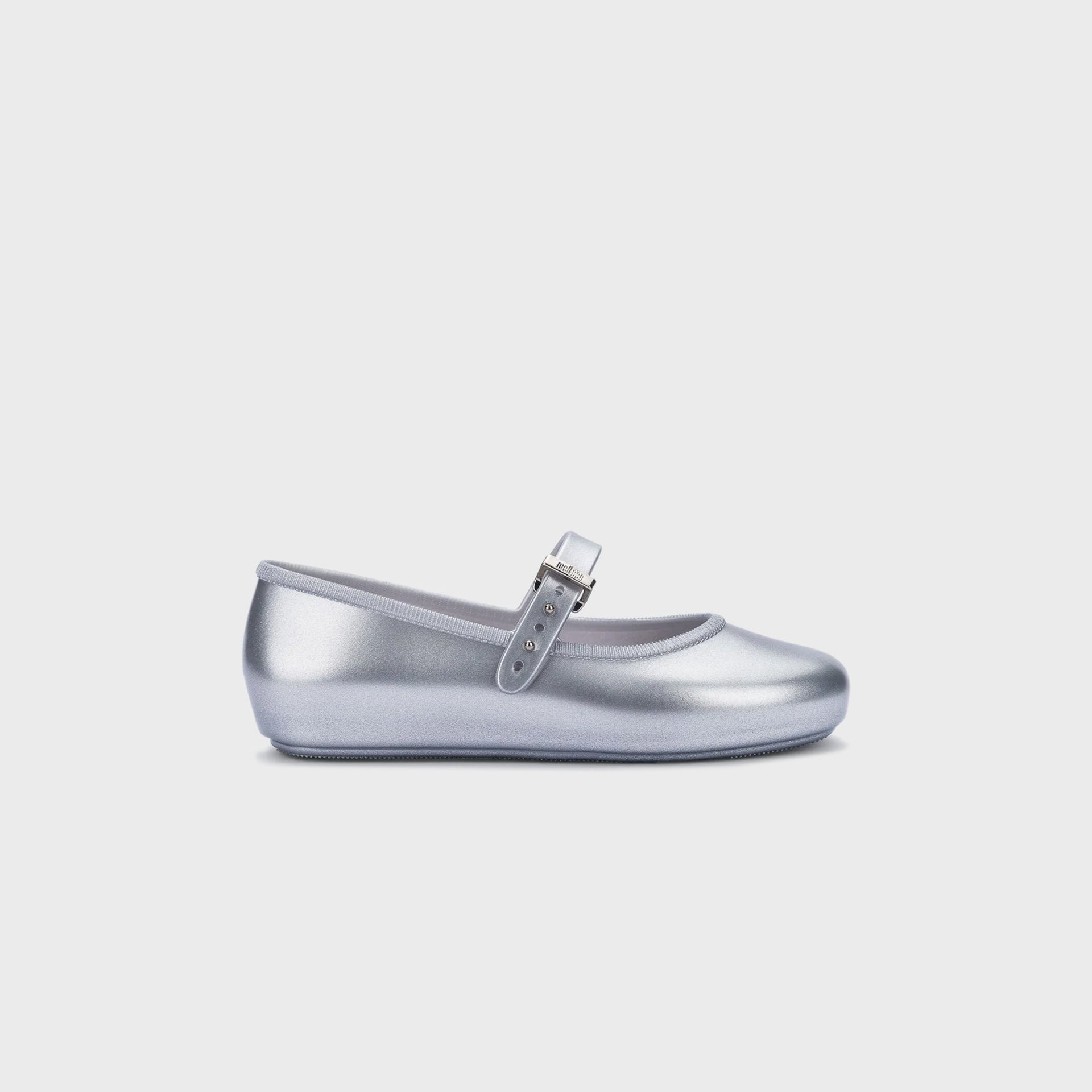 Melissa Kids Soft Ballerina Flat - Silver