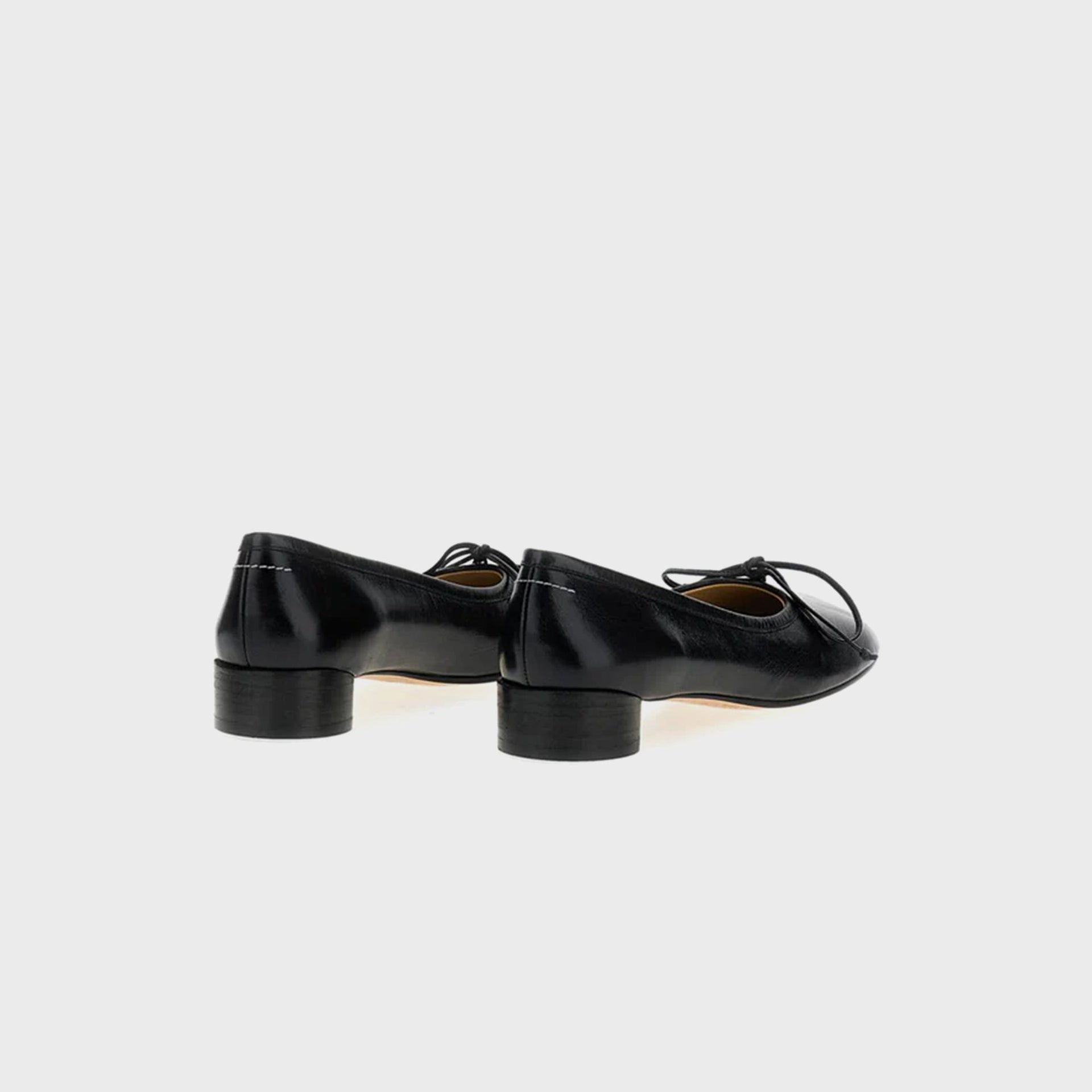 MM6 Maison Margiela Anatomic Ballerina Flats - Black