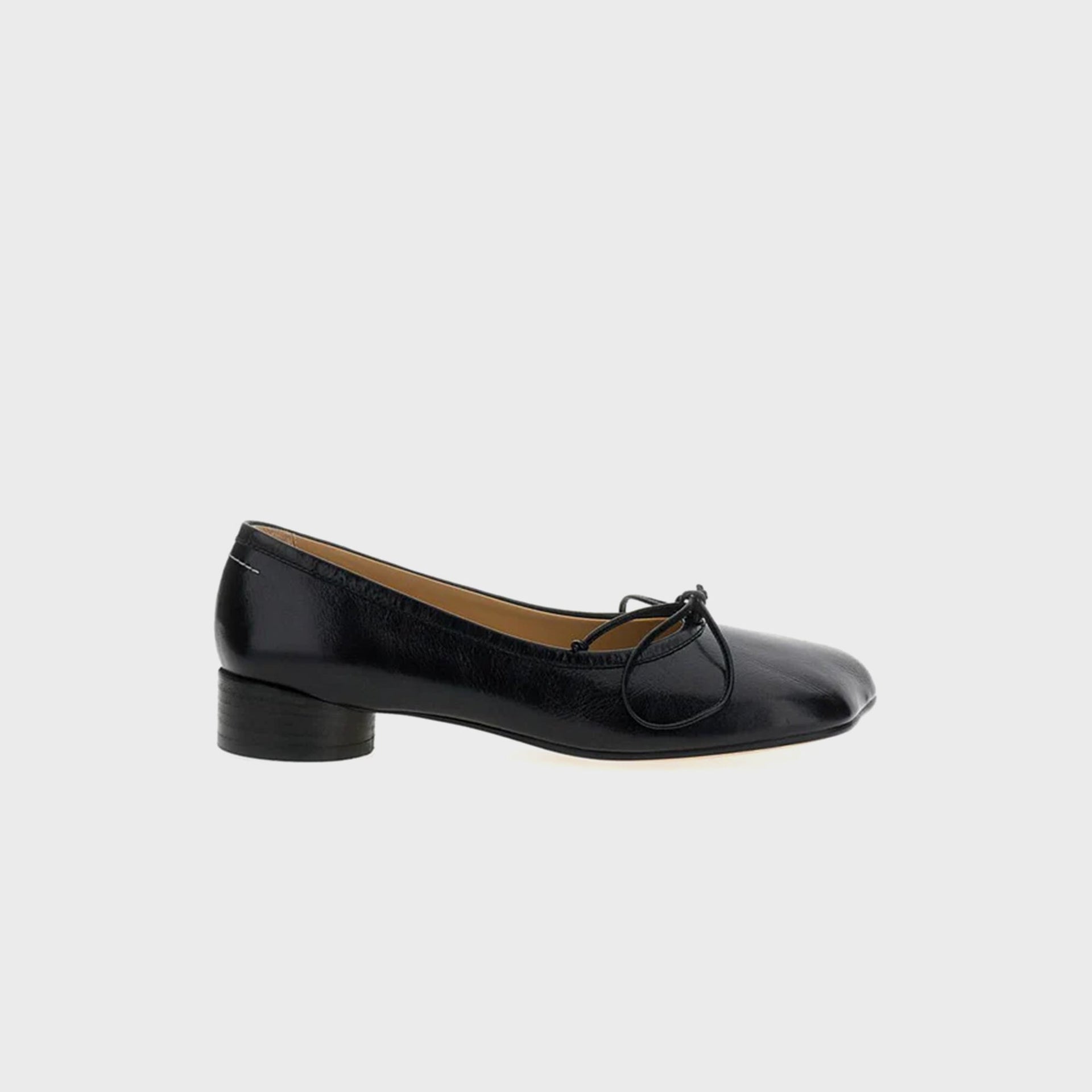 MM6 Maison Margiela Anatomic Ballerina Flats - Black