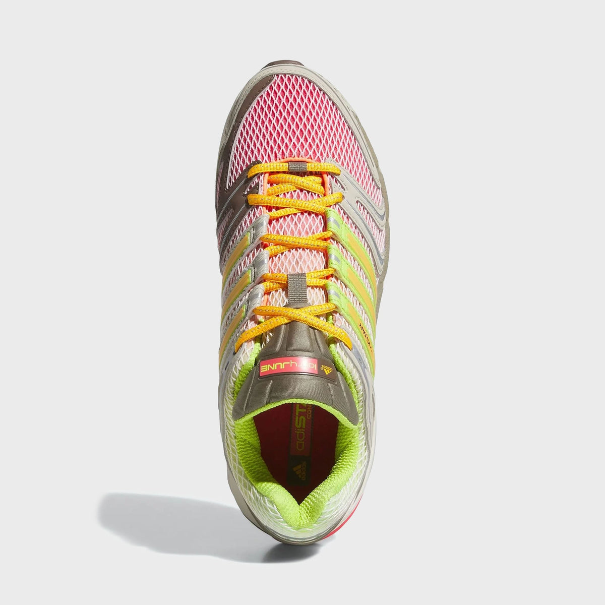 adidas x Larry June Adistar Control 5 - Semi Lucid Red / Semi Solar Slime / Clay