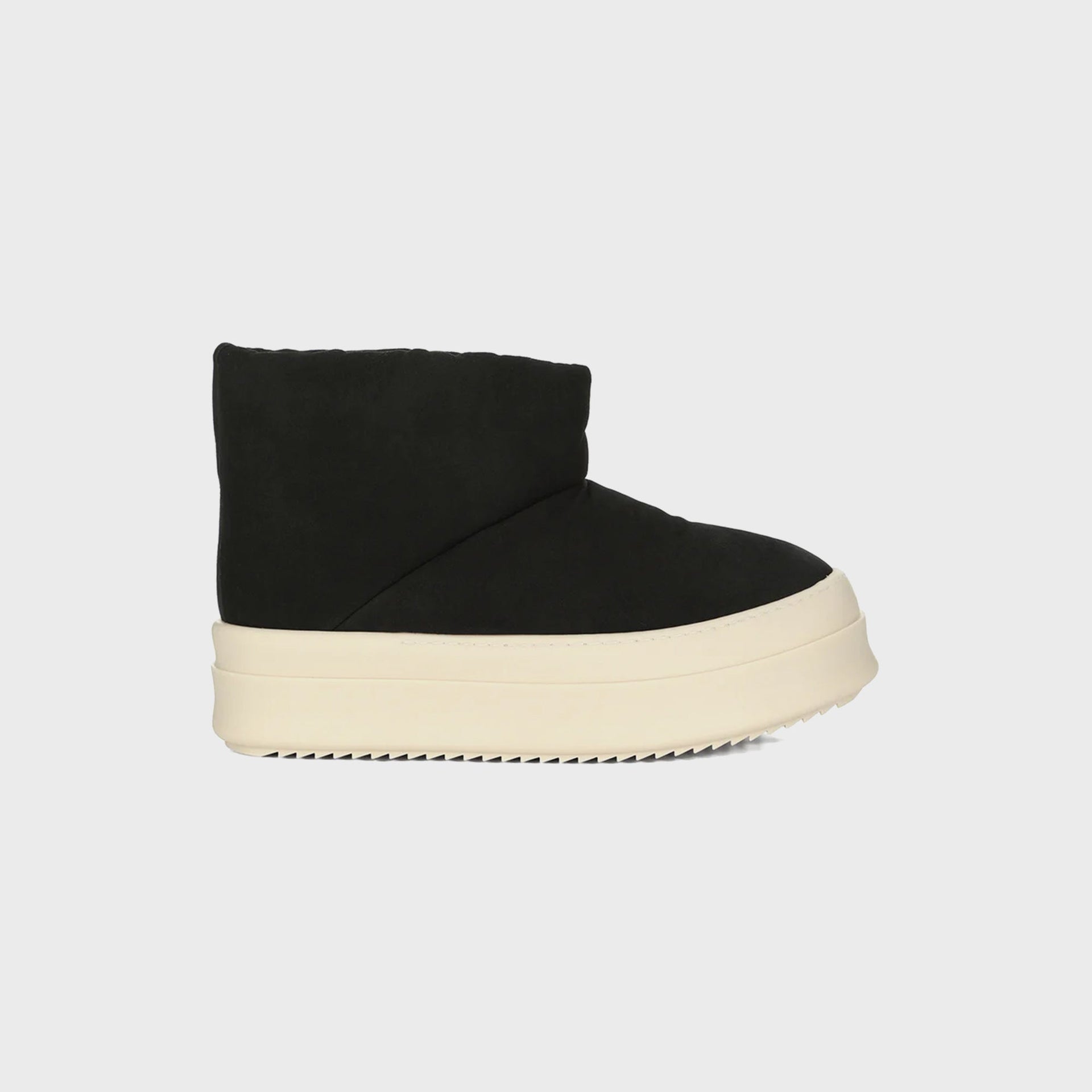 Rick Owens WMNS Mega Bumper Low Lunar Boots - Black / Milk / Milk