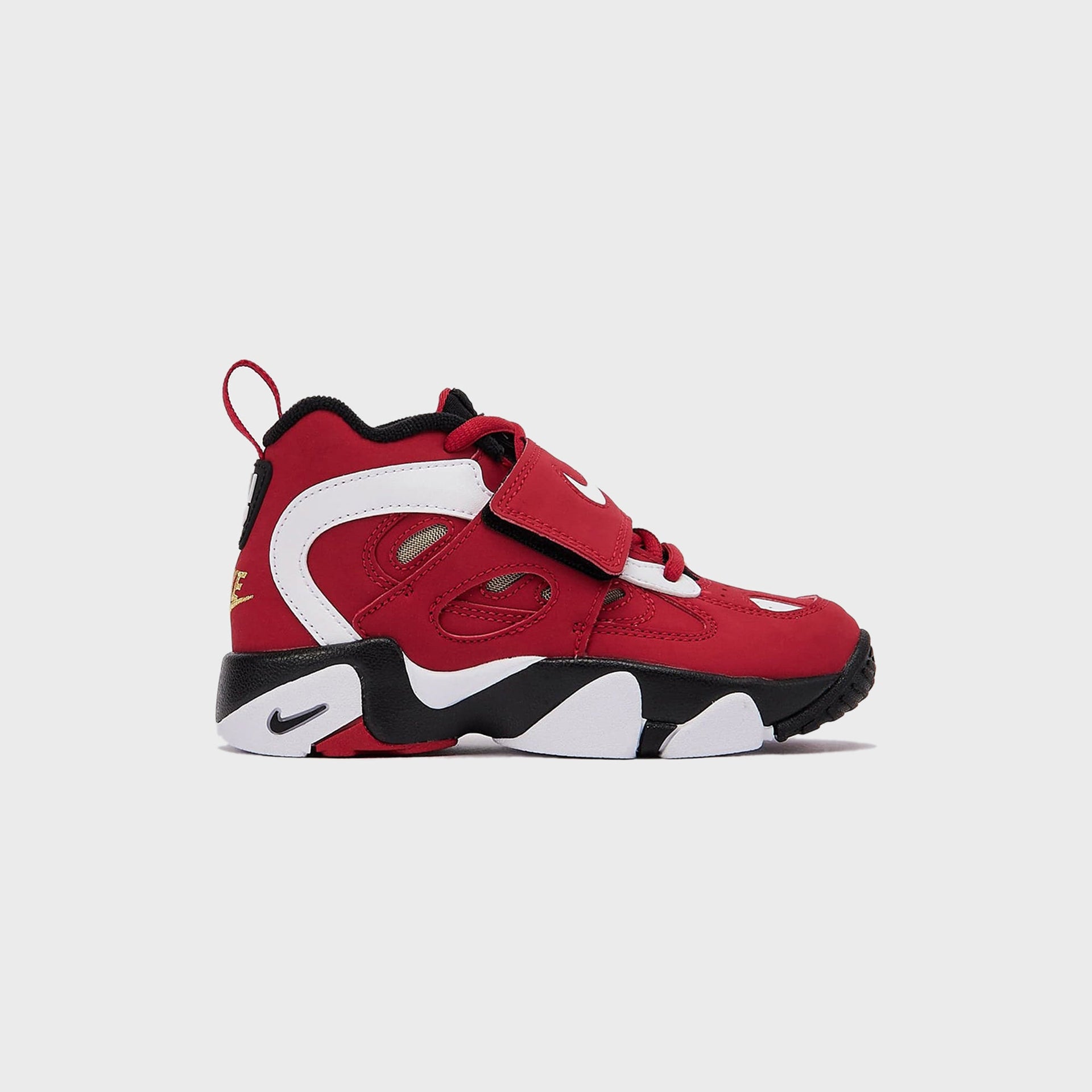 Nike TD Air Diamond Turf II - Main Red / Black / Metallic Gold / White