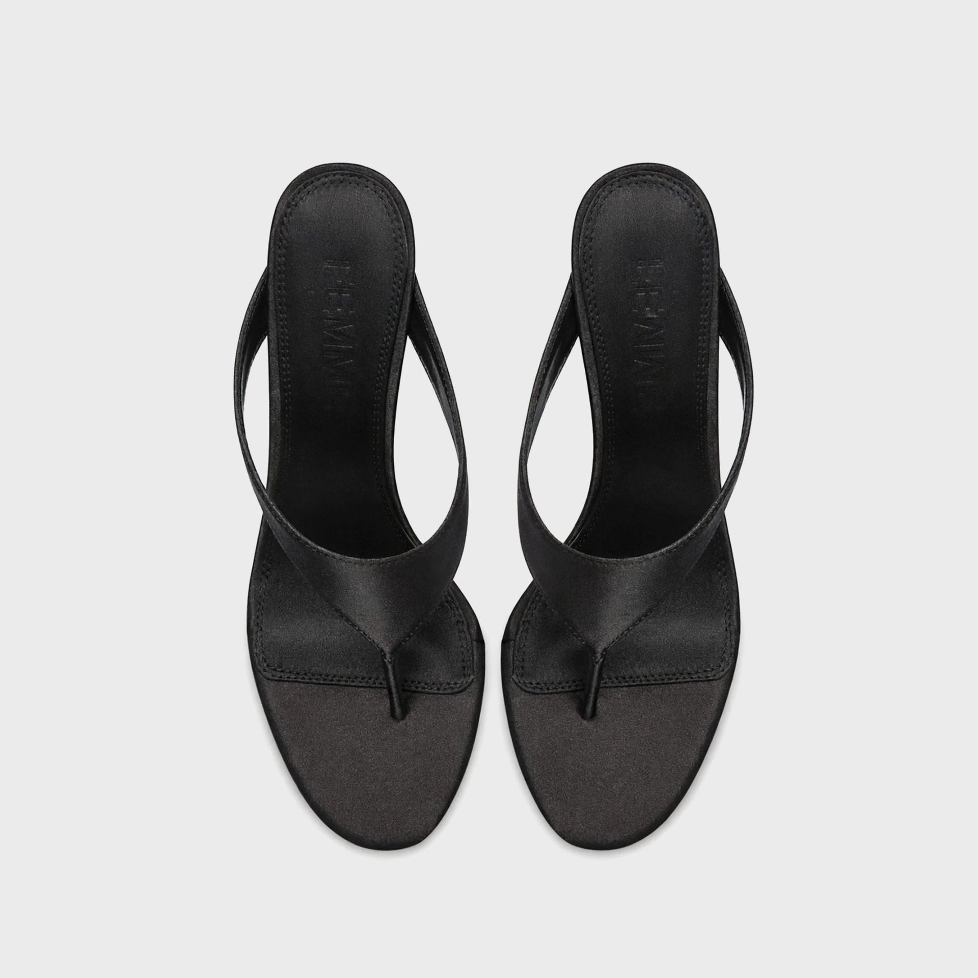 Femme LA Rio Thong Slipper - Black Suede