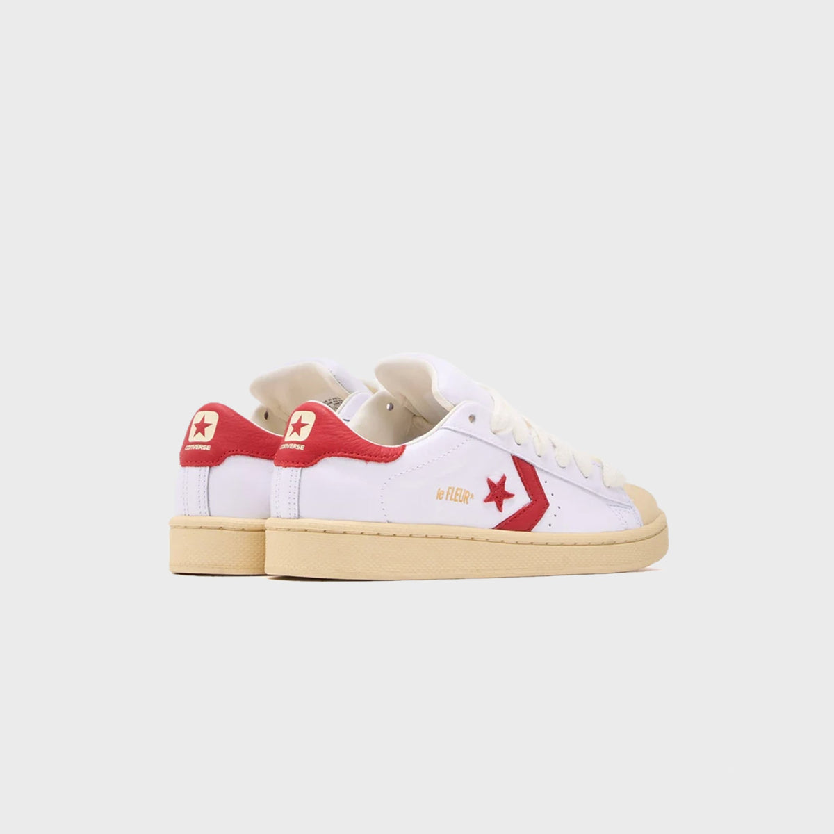 Converse x GOLF le FLEUR* 1908 Pro Leather - White / Molten Lava / Banana Crepe