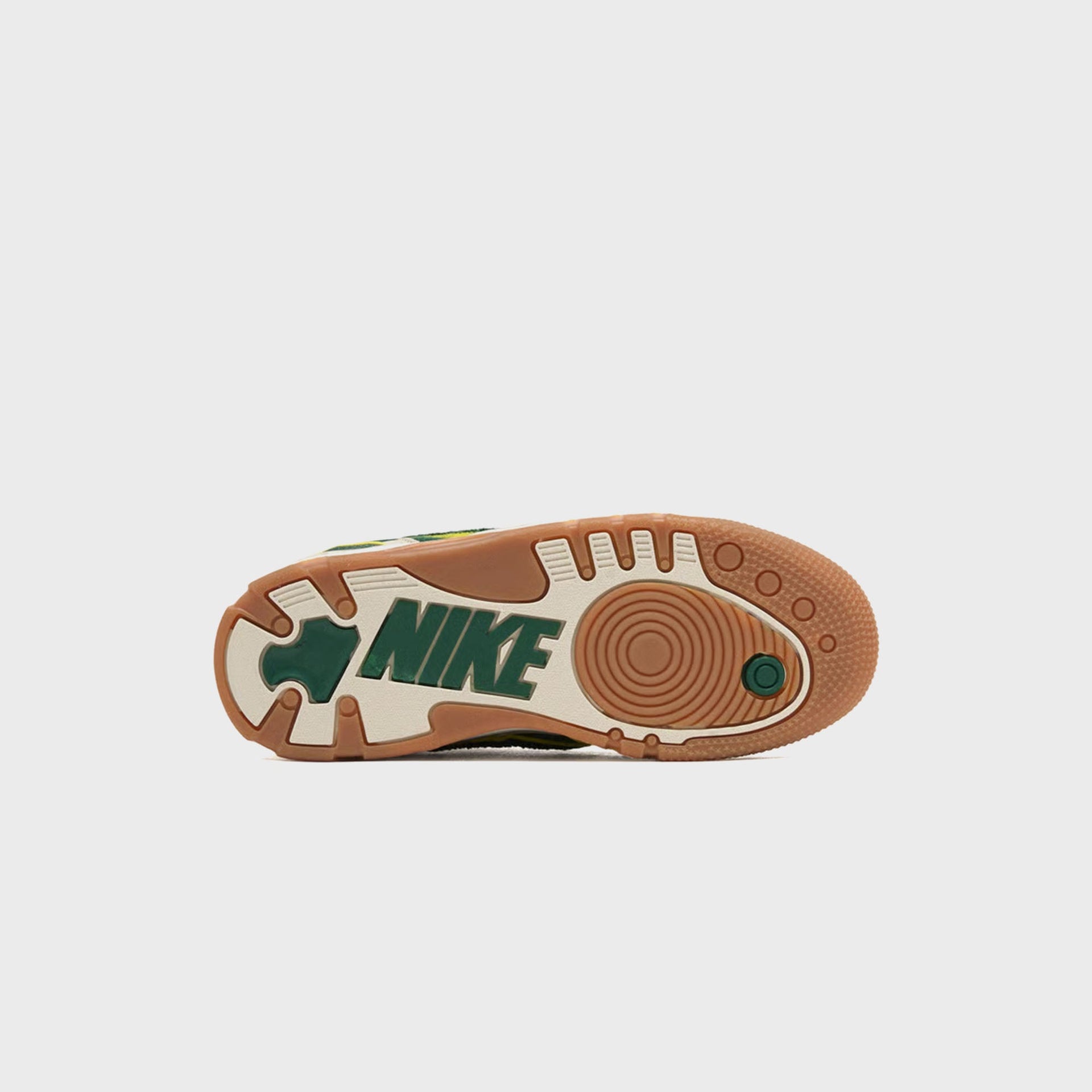 Nike x NIGO Air Force 3 - Forest Green / Oatmeal / Sail / Gum Light Brown / Yellow Strike