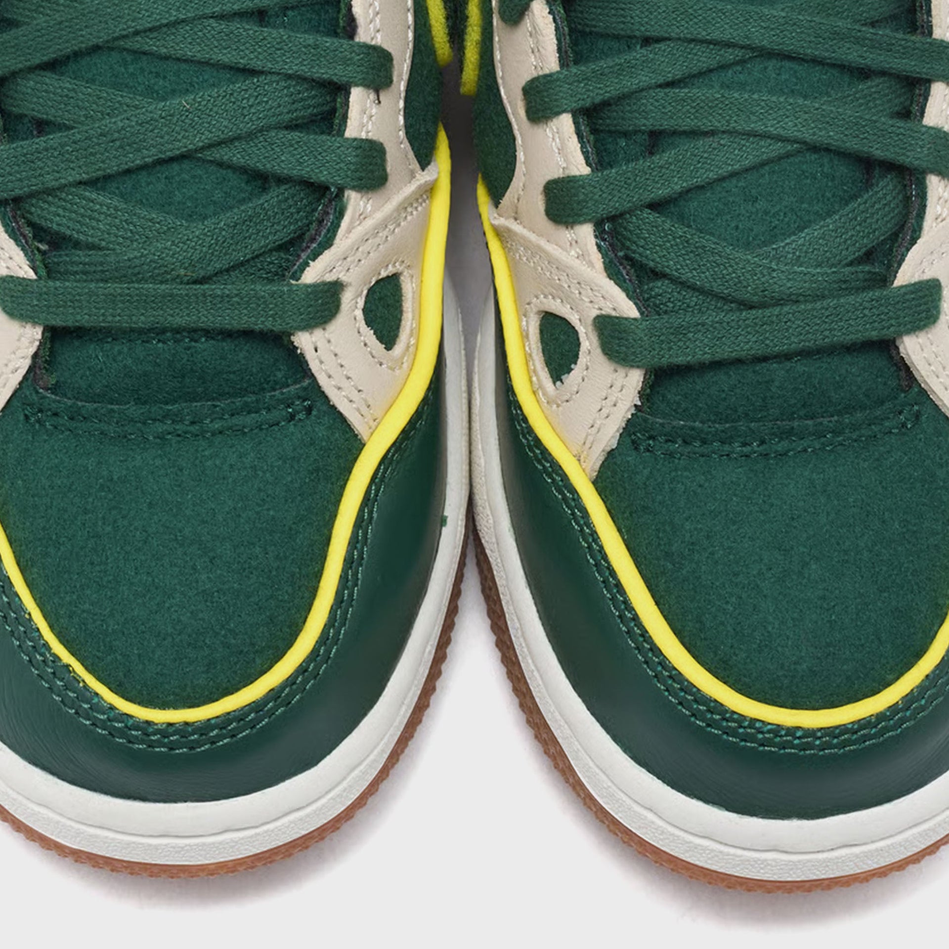 Nike x NIGO Air Force 3 - Forest Green / Oatmeal / Sail / Gum Light Brown / Yellow Strike