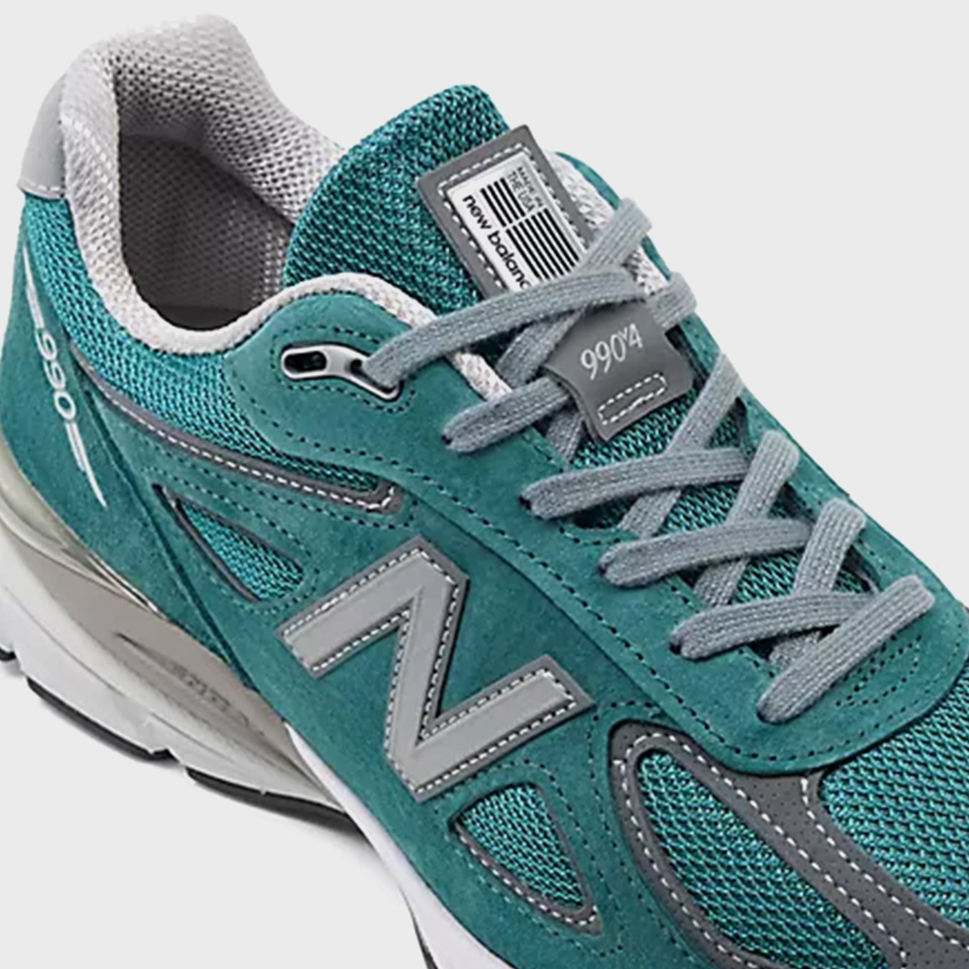 New Balance Made in USA 990v4 - Vintage Teal / Grey / White
