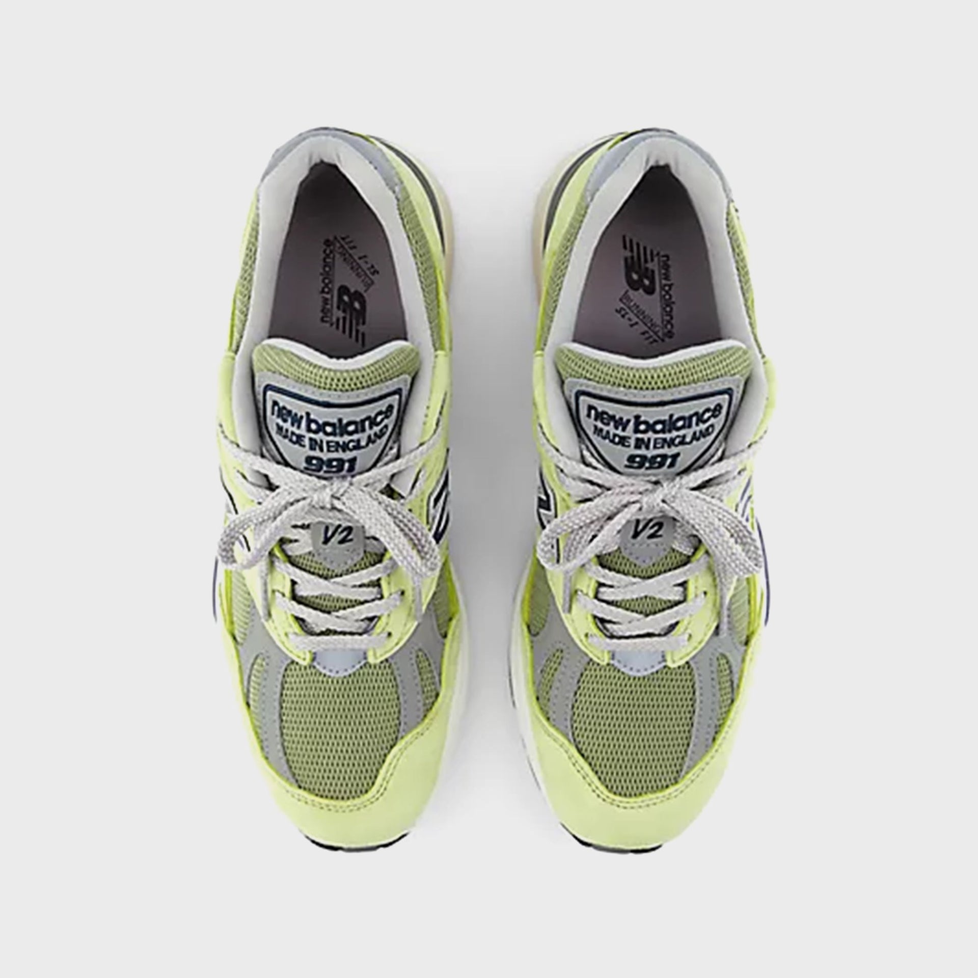 New Balance Made in UK 991v2 - Green Banana / Moss