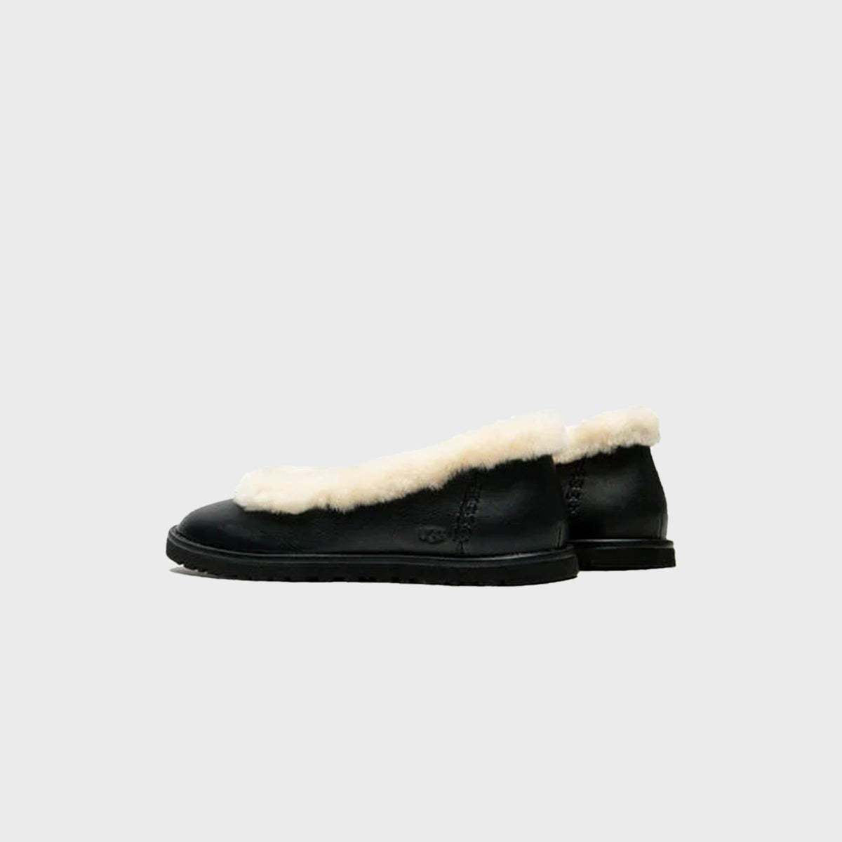 UGG WMNS Zora Leather Ballet Flat - Black