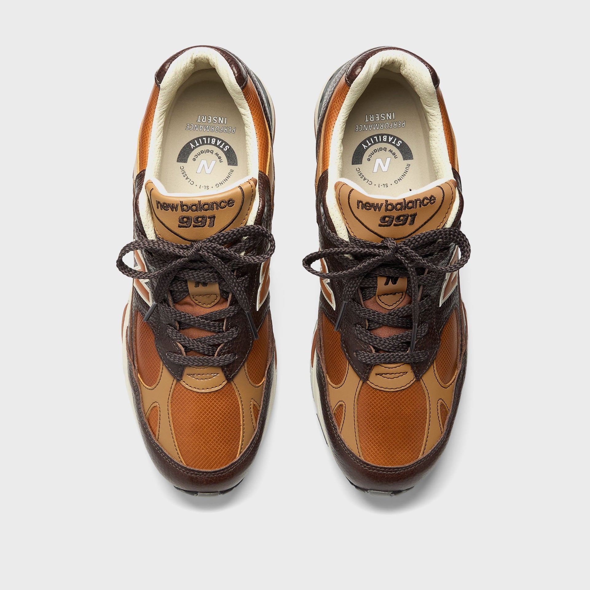 New Balance WMNS Made in UK 991v1 - Chocolate Plum / Caramel Cafe / Tan