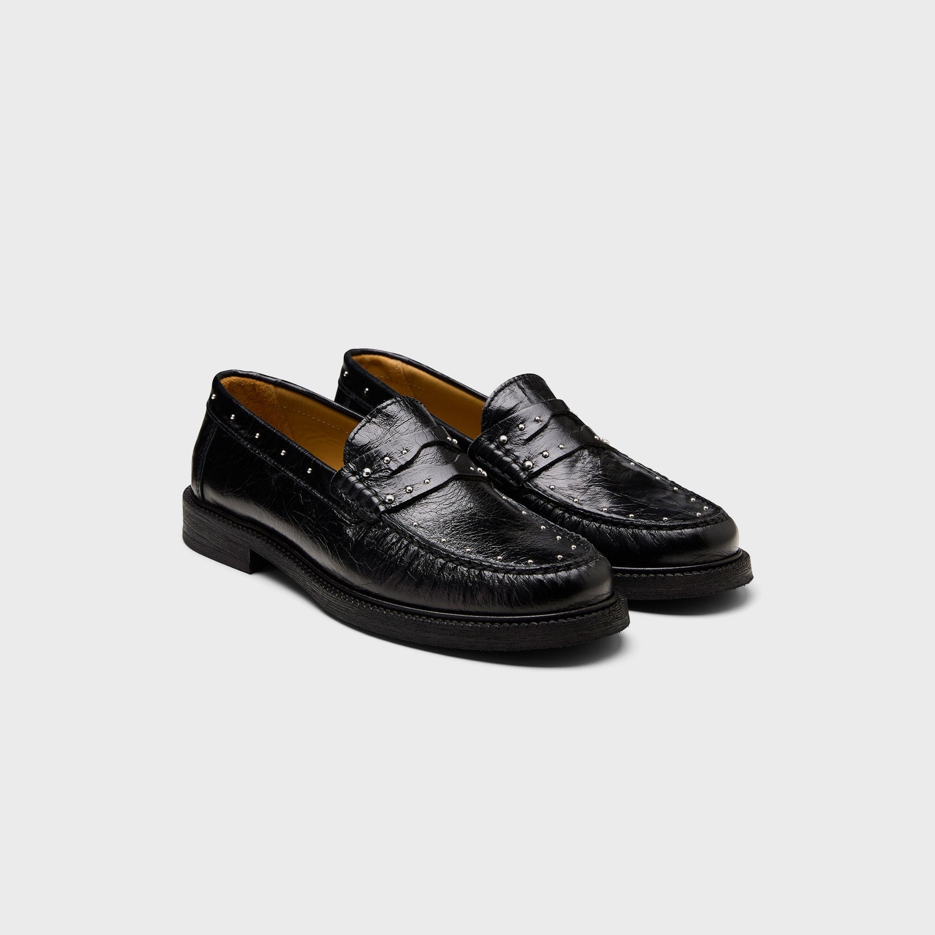 VINNY's x BARE KNUCKLES Yardee Studded - Black