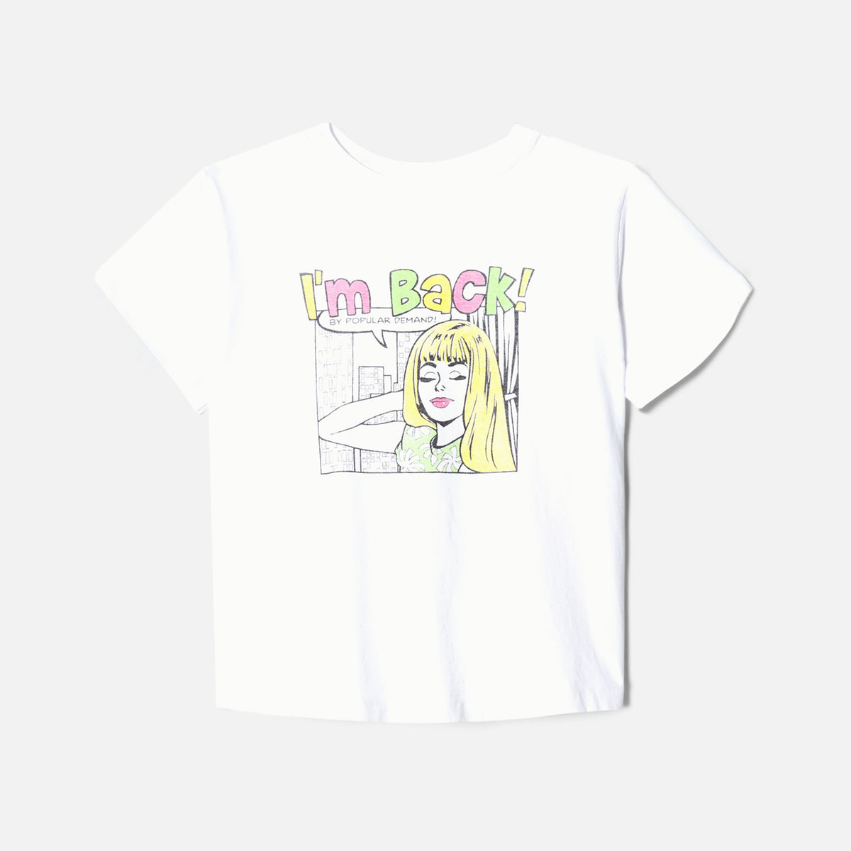 ReDone Classic "I'm Back" Tee - Optic White