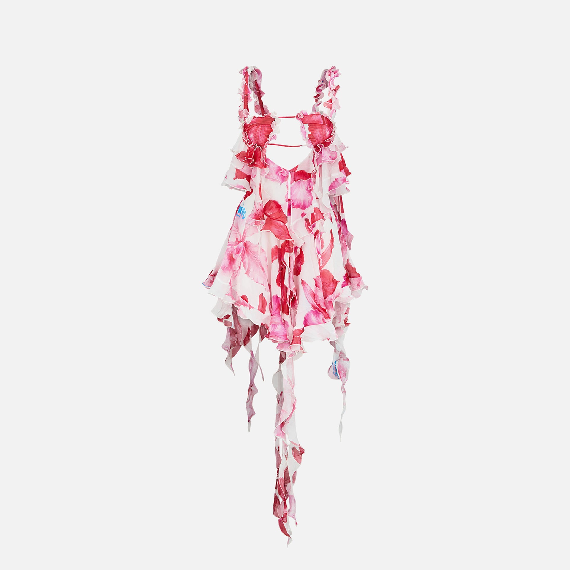 The Attico Glory Mini Dress - Pink Shades