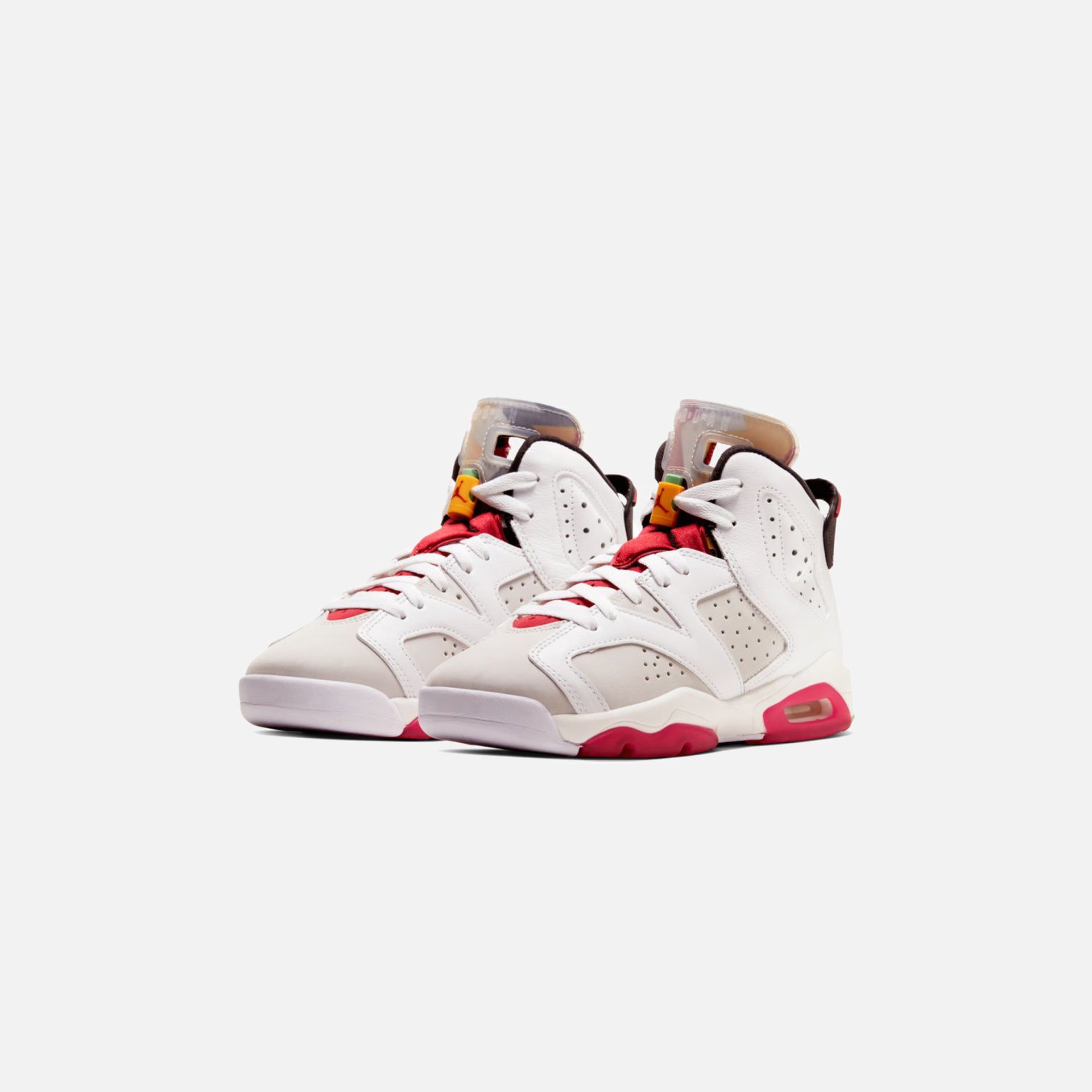 Nike Grade School Air Jordan 6 Retro - Neutral Grey / Black / White / True Red