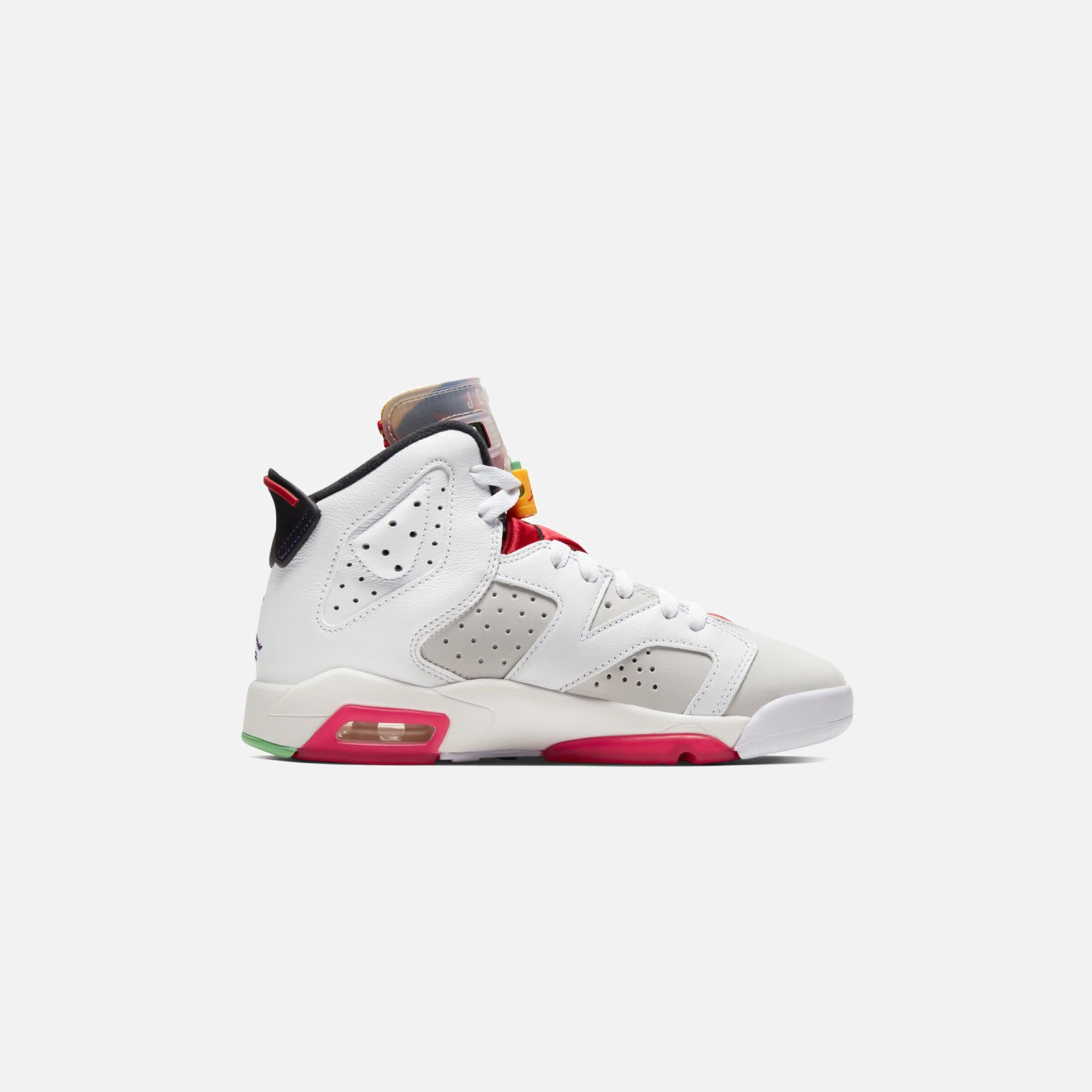 Nike Grade School Air Jordan 6 Retro - Neutral Grey / Black / White / True Red