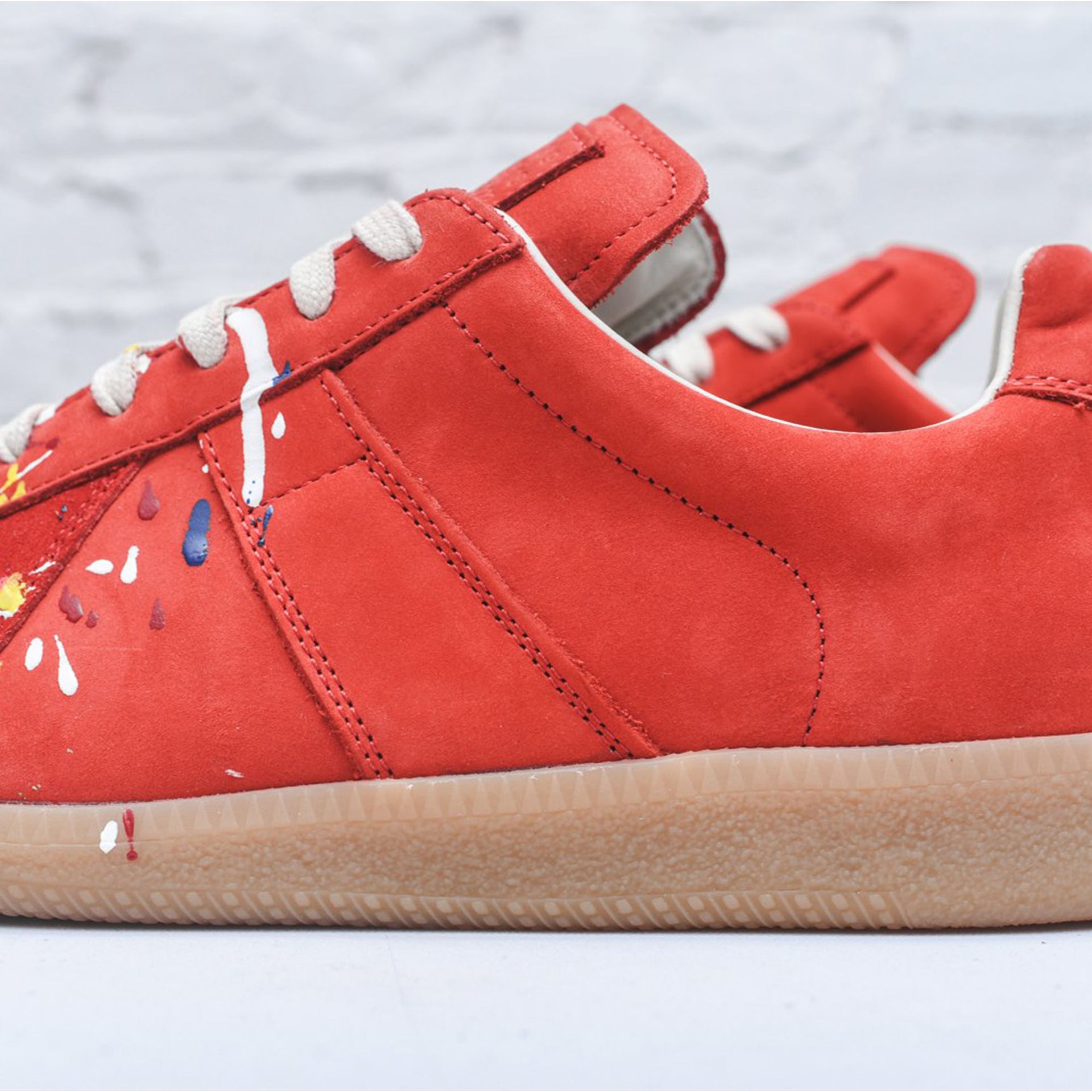 Maison Margiela Mix Painter Replica Sneaker - Red