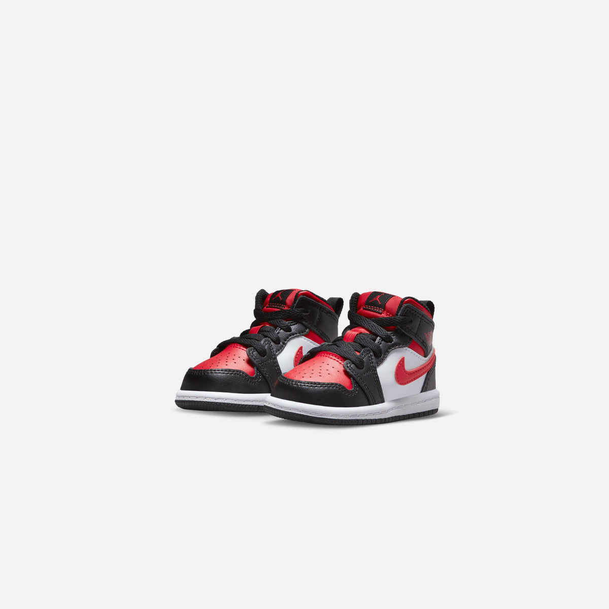 Nike Toddler Air Jordan 1 Mid - Black / Fire Red / White