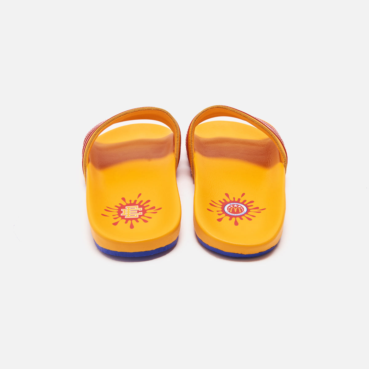 adidas Adilette x Eric Emanuel 'McDonald's All American - Bold Gold / Red / Footwear White
