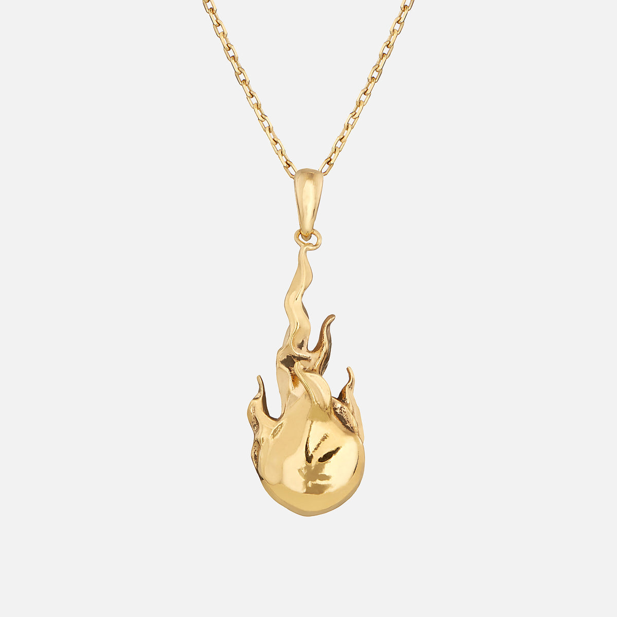 Alan Crocetti Fireball Necklace - Gold