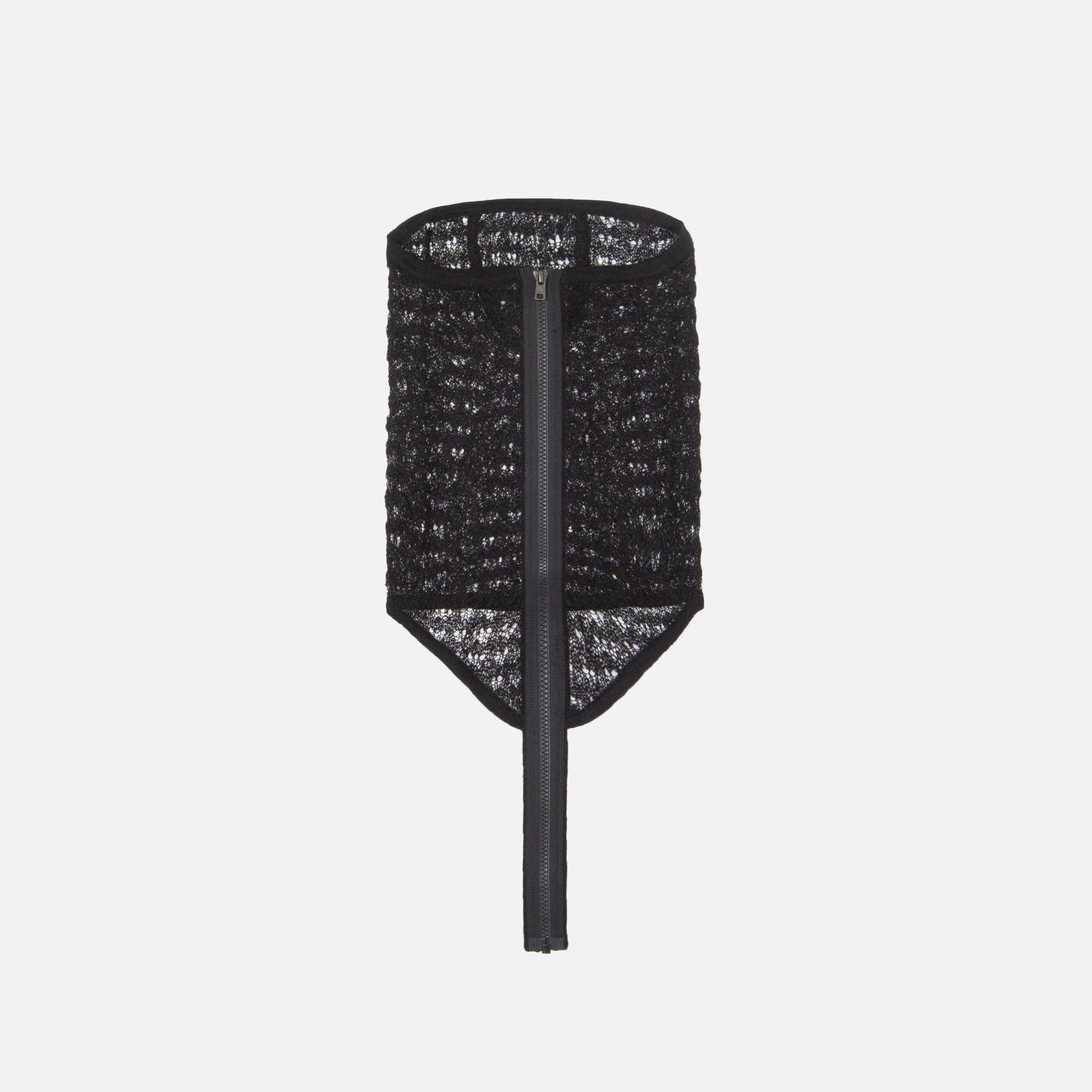Acronym Zippered Cashllama Neck Gaiter - Black
