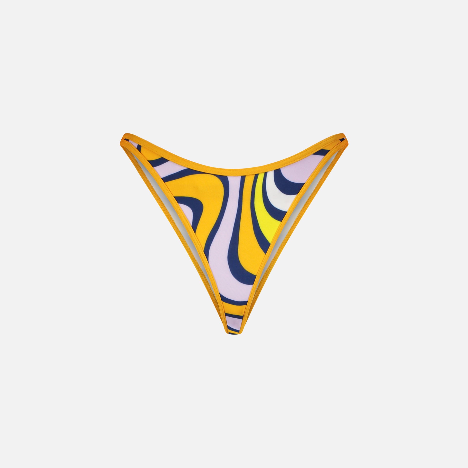 Adam Selman French Cut Bikini Bottom - Retro Swirl