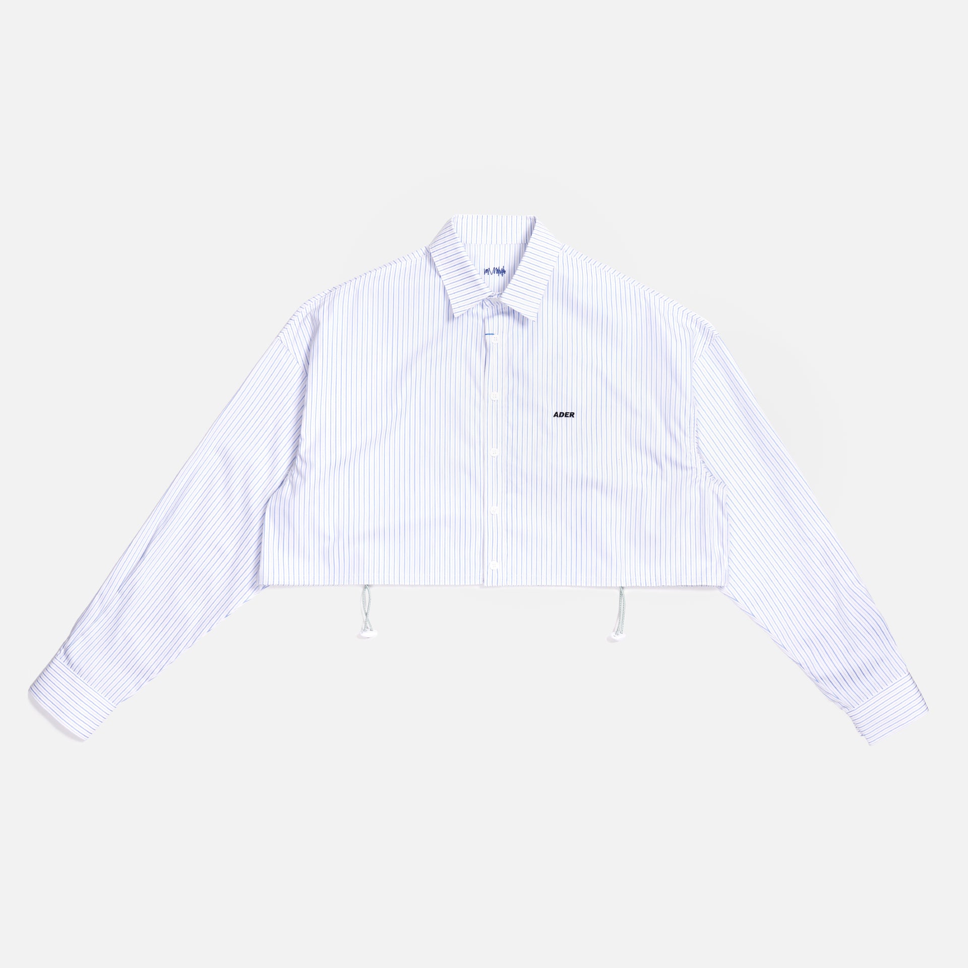 Ader Error Cropped Shirt - Stripe