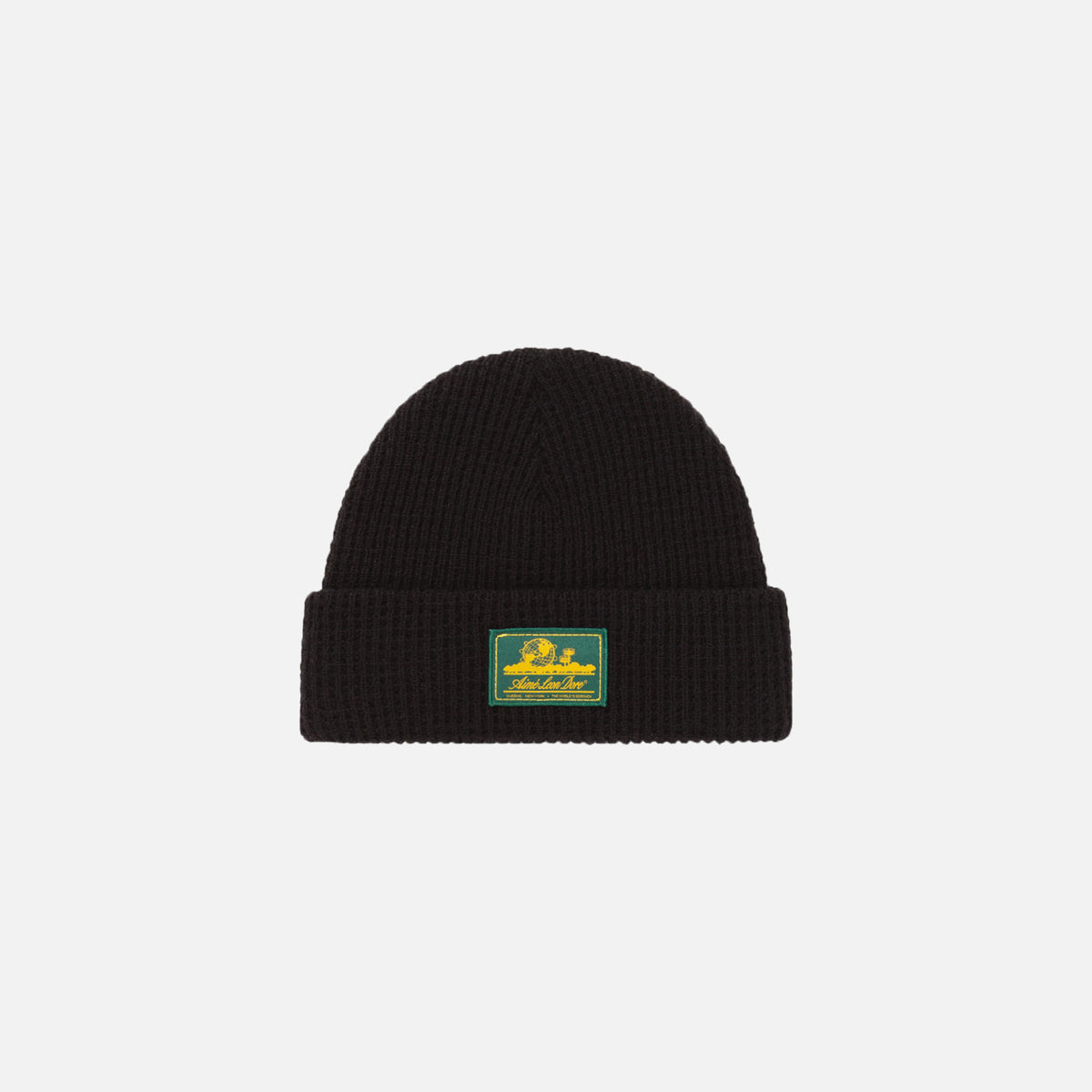 Aimé Leon Dore ALD Waffle Knit Beanie - Black