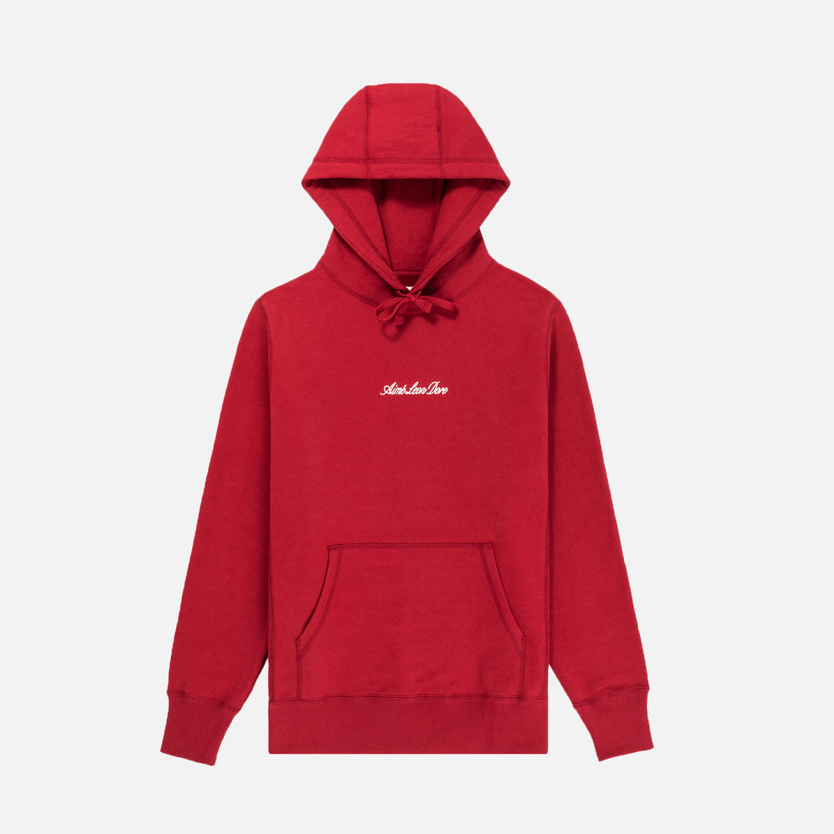 Aimé Leon Dore Logo Hoodie - Red Wine