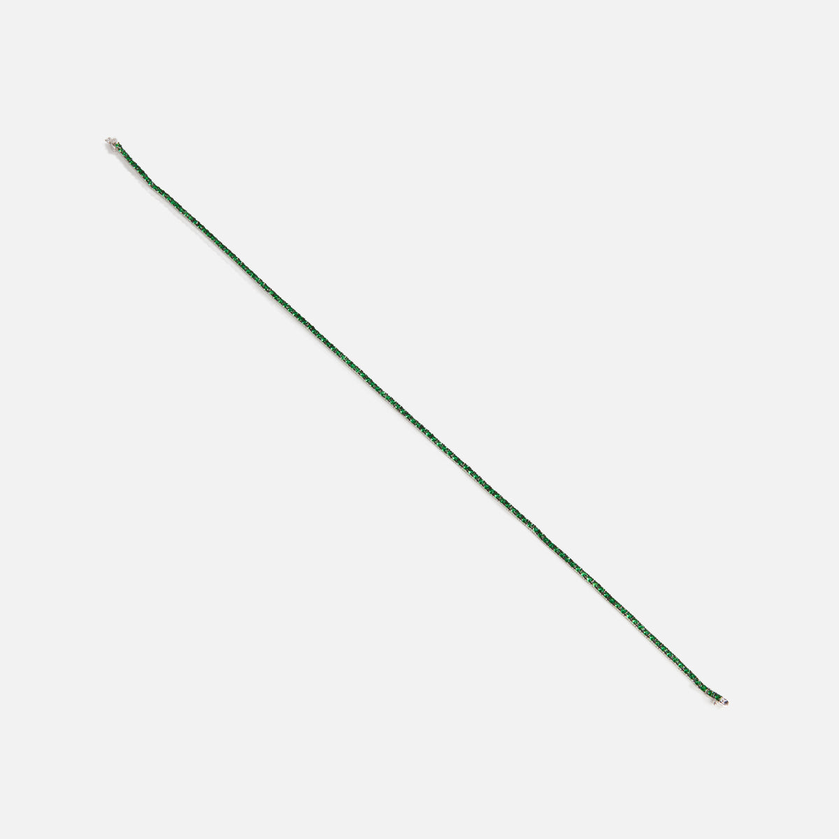 Amy Shehab Angelina II Tennis Necklace - Emerald