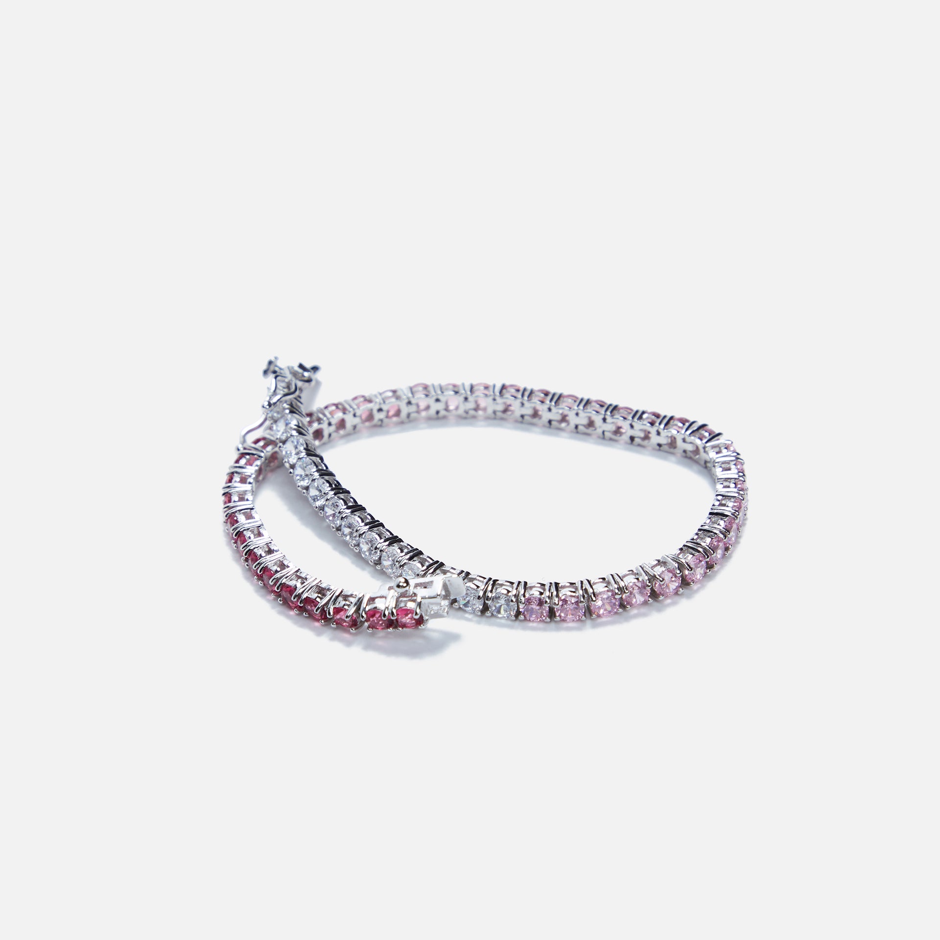 Amy Shehab Ombre Tennis Bracelet - Pink