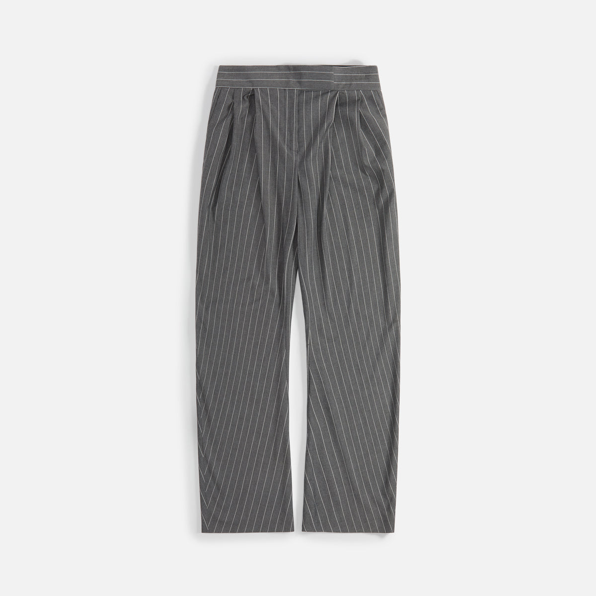 The Attico Gary Long Pants - Grey / White