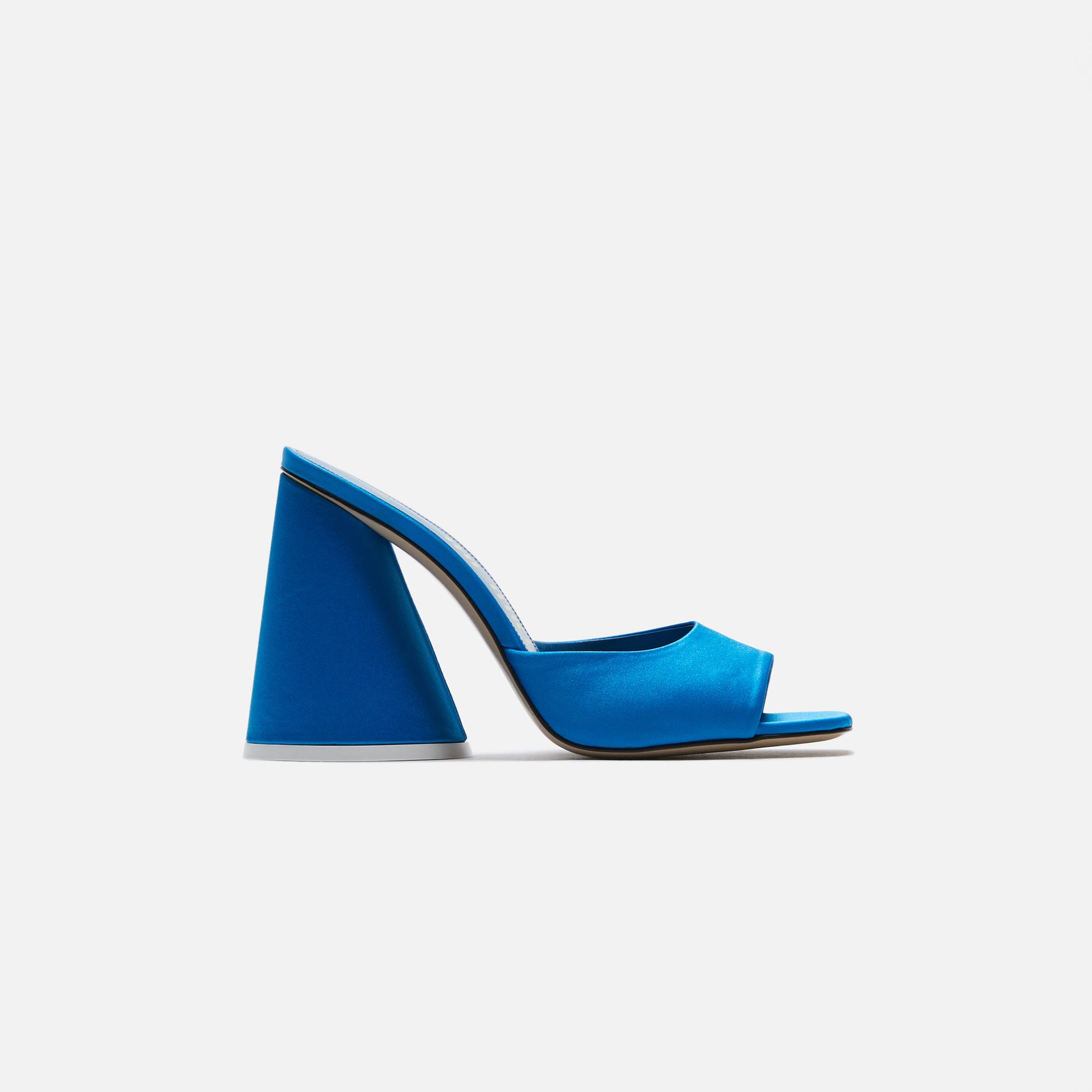 The Attico Luz Mule 105mm - Turquoise Satin