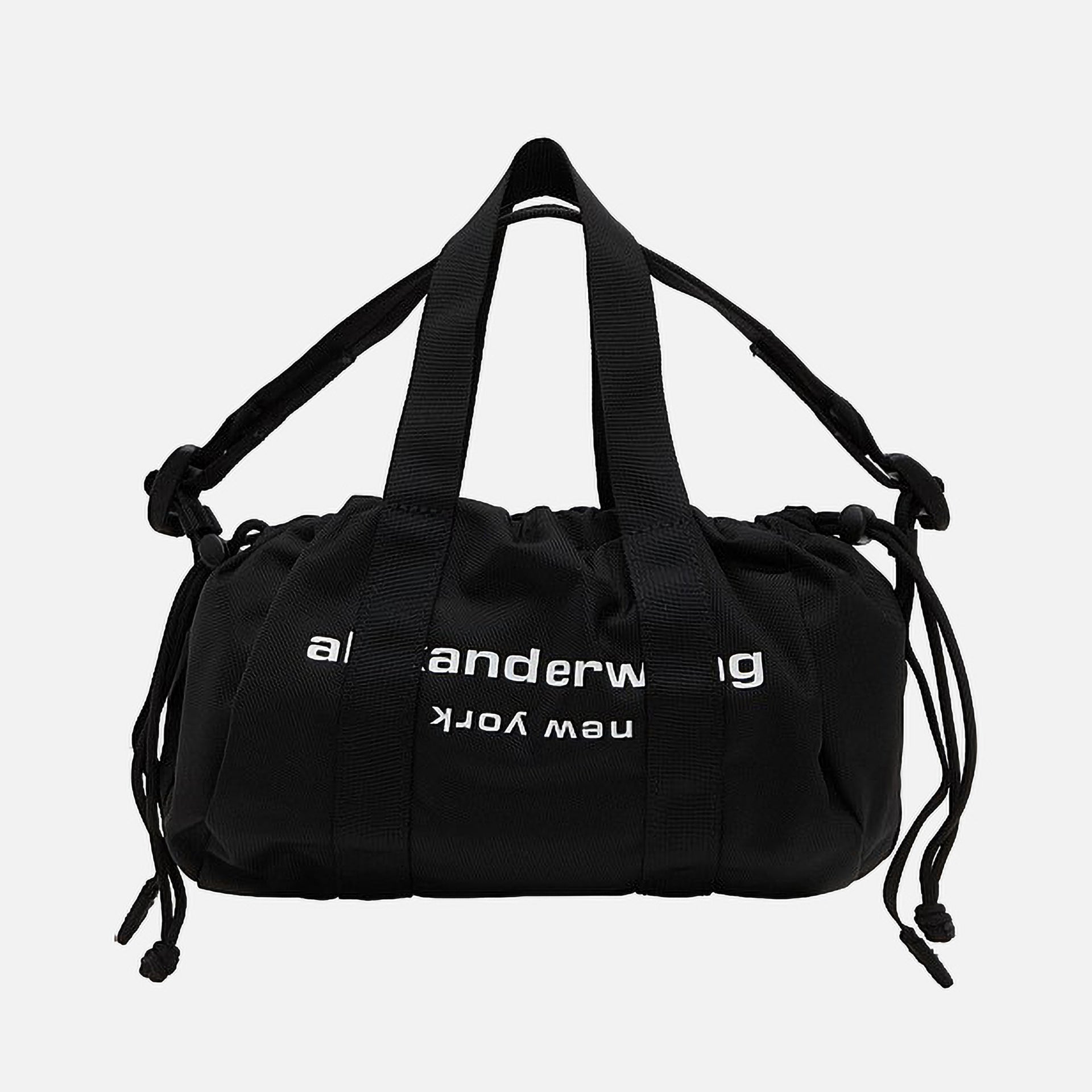 Alexander Wang Primal Mini Drawstring Duffle Bag - Black