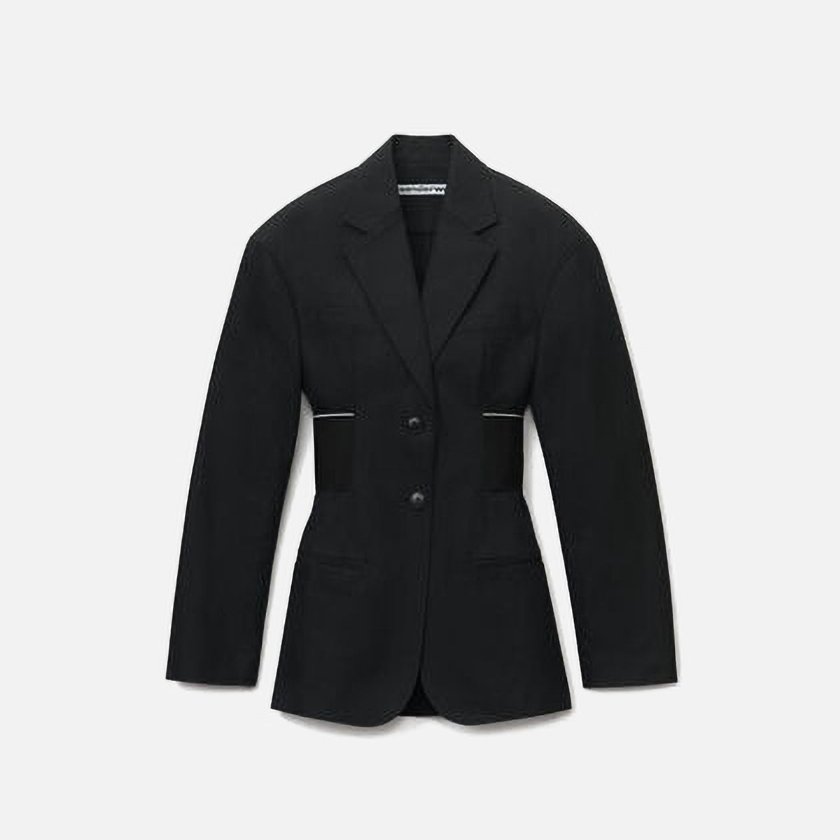 Alexander Wang Logo Elastic Blazer - Black