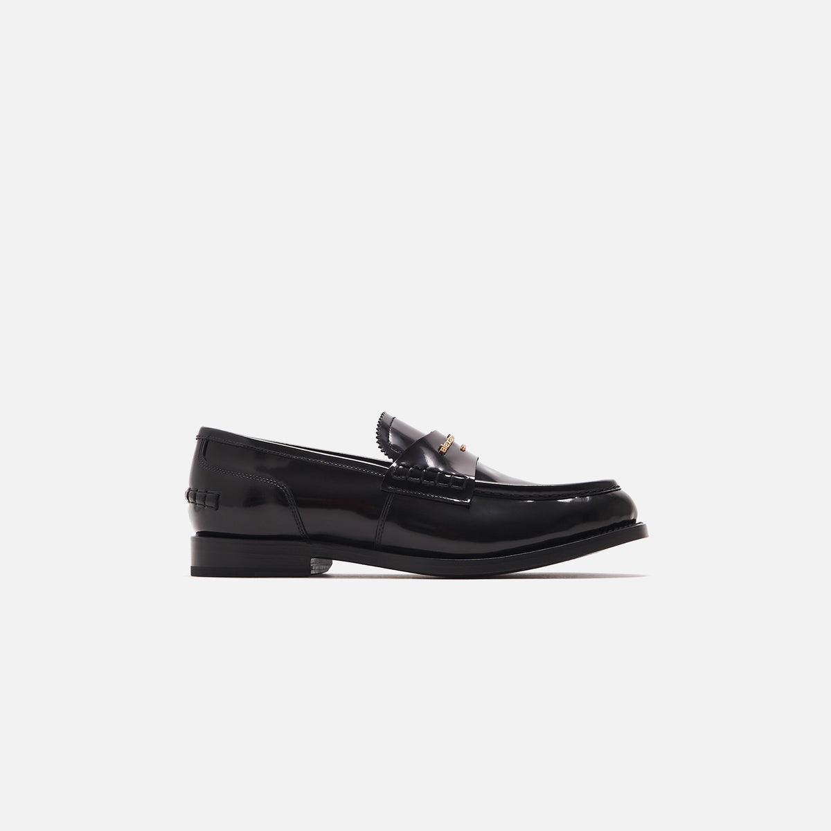 Alexander Wang Carter Logo Letters Box Calf - Black